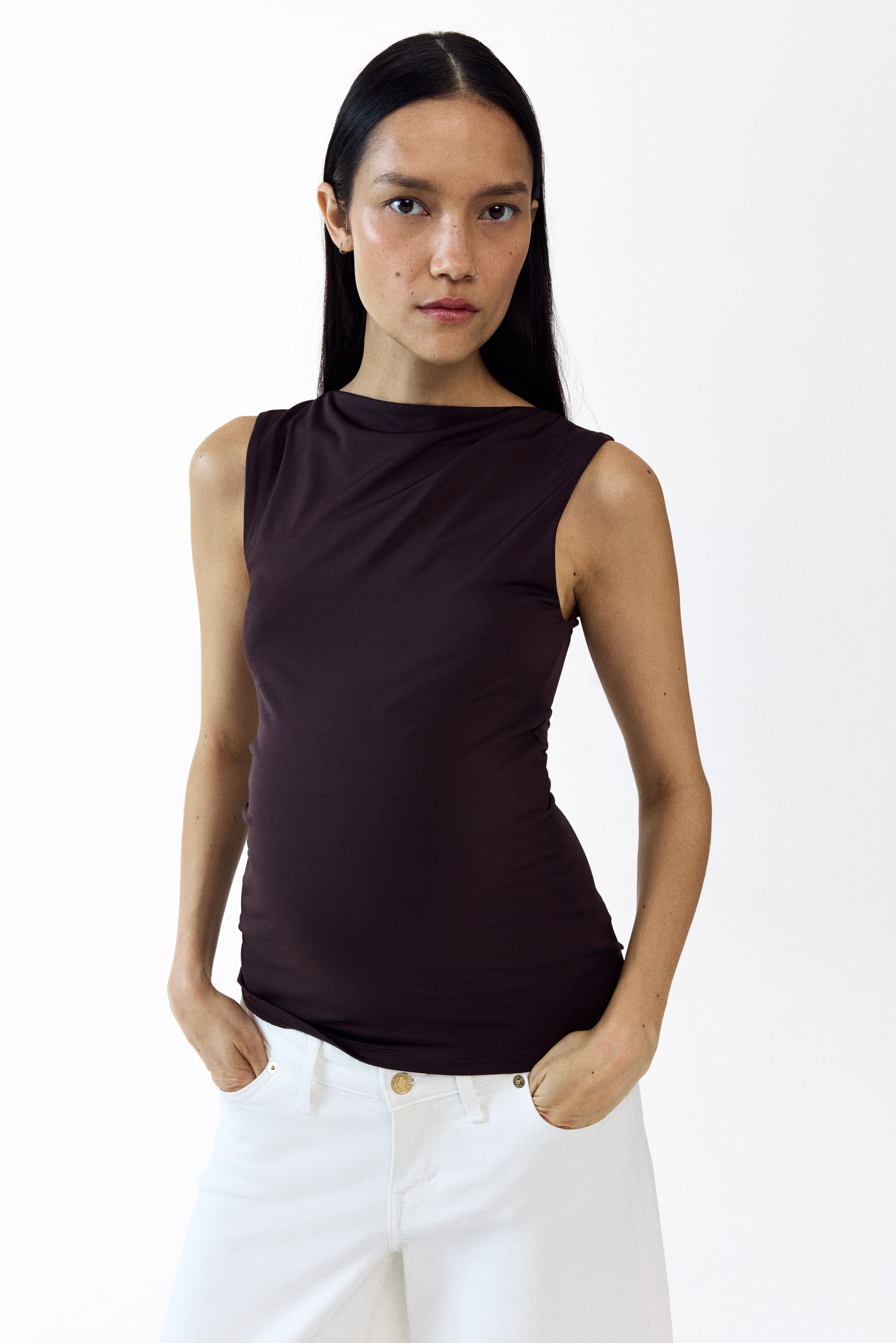 MAMA Sleeveless Boat-Neck Top from H&M - $19.99