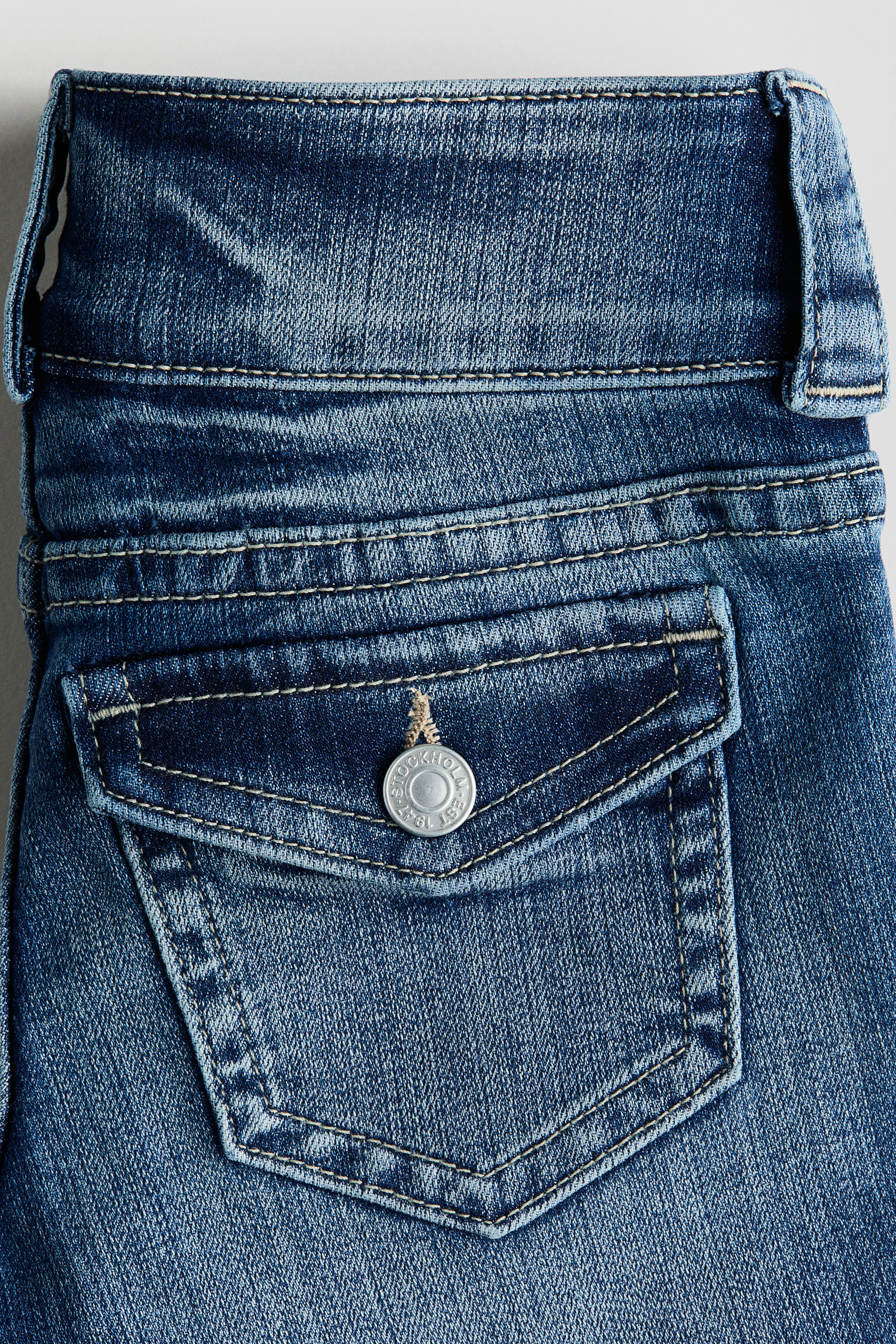 Bootcut Leg Low Jeans