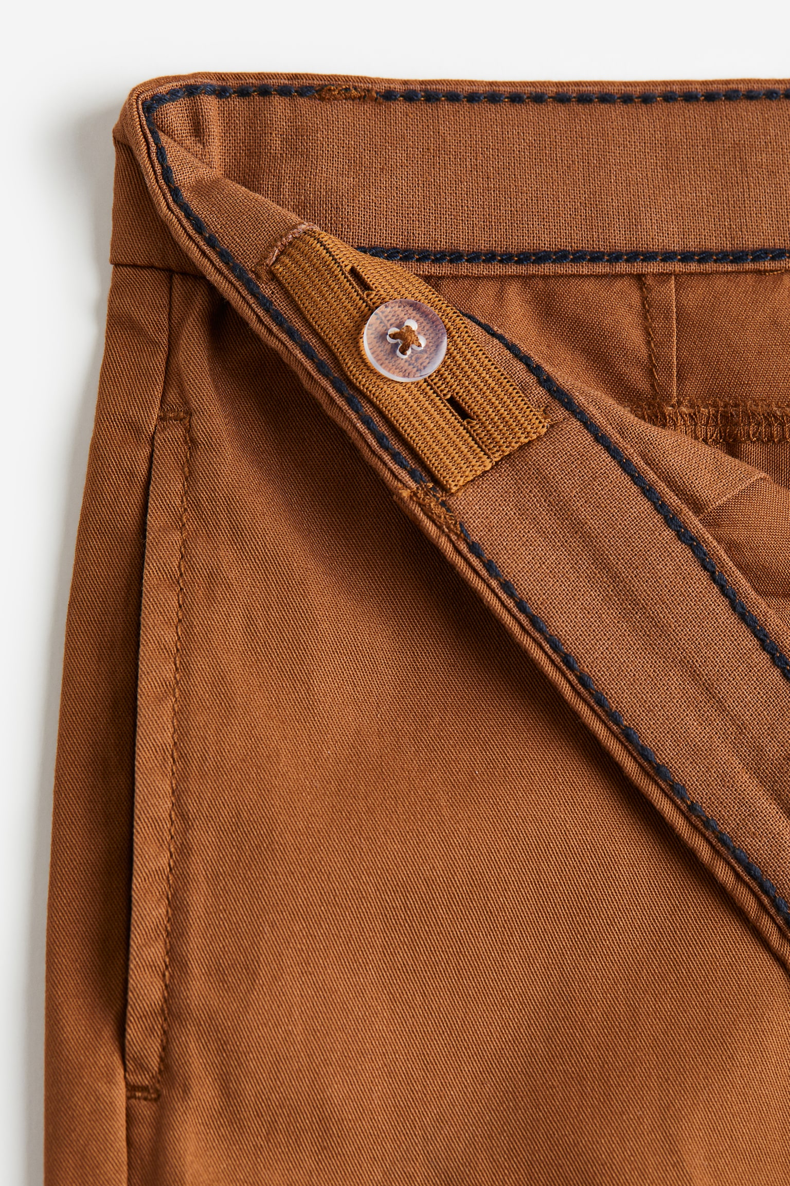 Twill Chinos - Brown/Light brown/Navy blue/Black/Khaki green/Red - 5