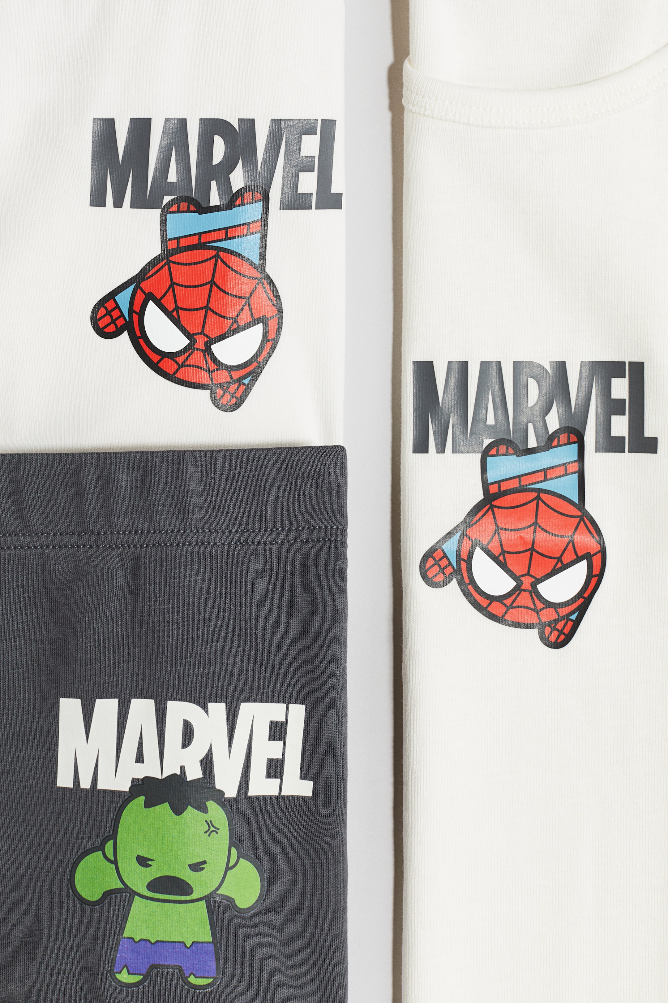 拡大画像を表示: コットンアンダーウェア3ピースセット - ホワイト／Marvel Comics - Kids | H&M JP 2