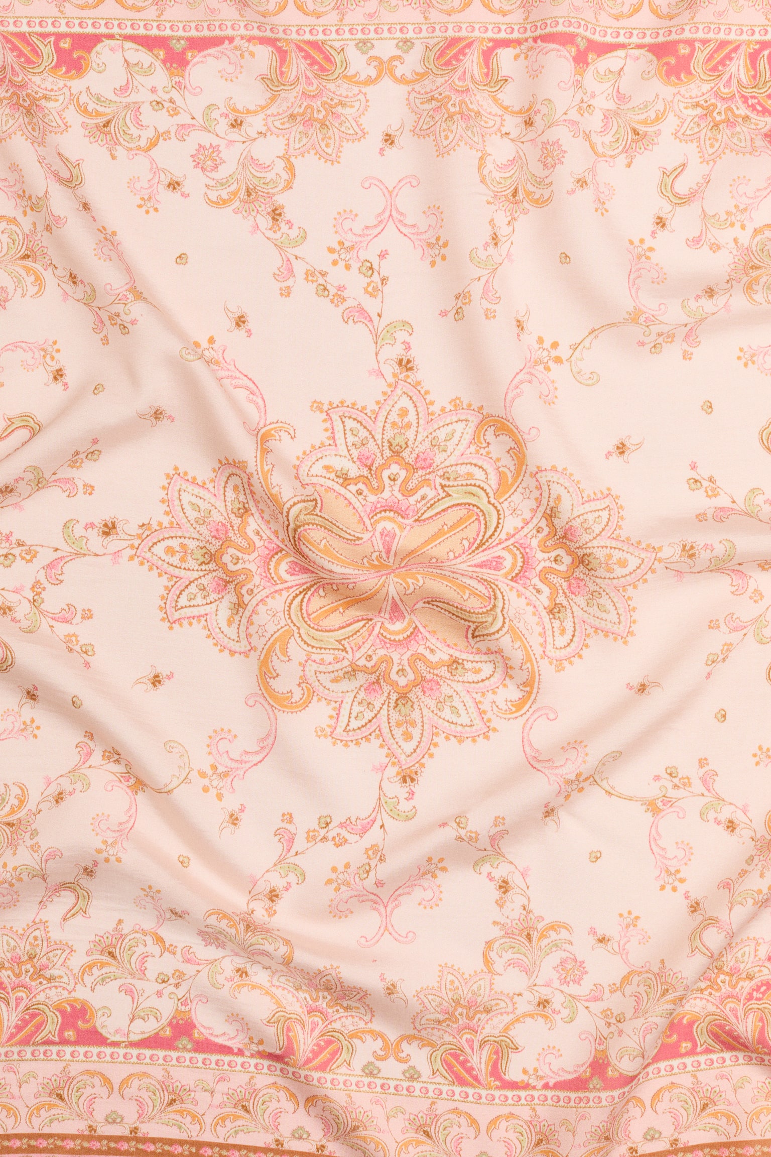 Patterned scarf - Powder pink/Paisley pattern/Light beige/Light blue/Dark blue/Burgundy/Green/Orange/Paisley pattern/Navy blue/Patterned/White/Zebra print/Bright blue/Knots/Rust red/Yellow - 3