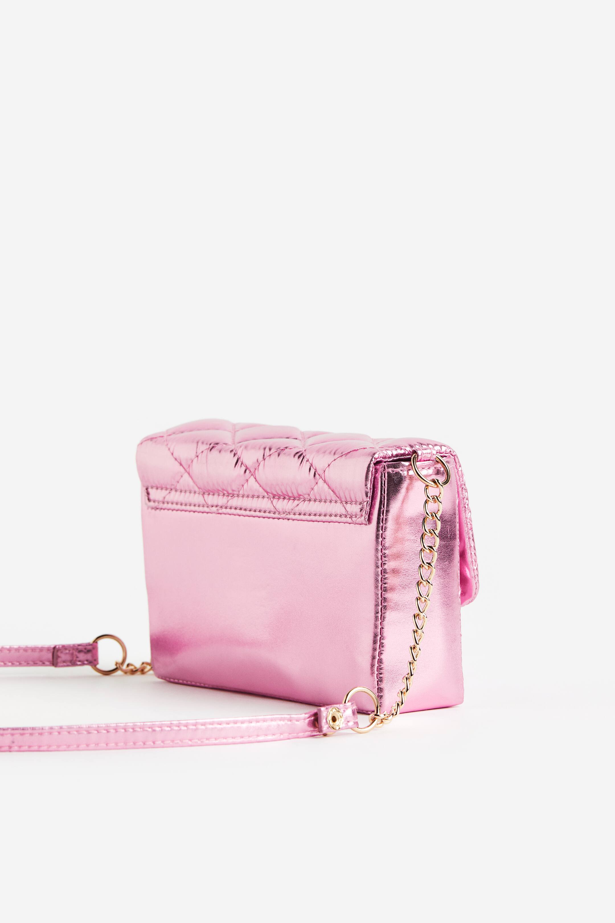 Quilted shoulder bag Pink Kids H&M GB