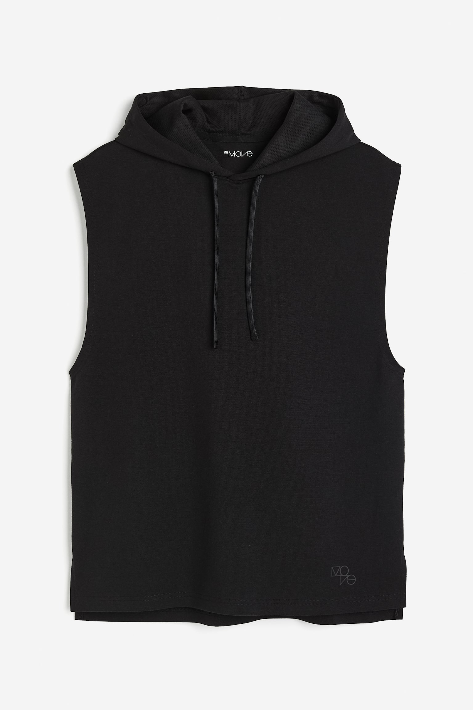 Regular Fit Sleeveless DryMove™ Activewear Hoodie - Black/Black/Dark grey/Dark grey/Grey - 2