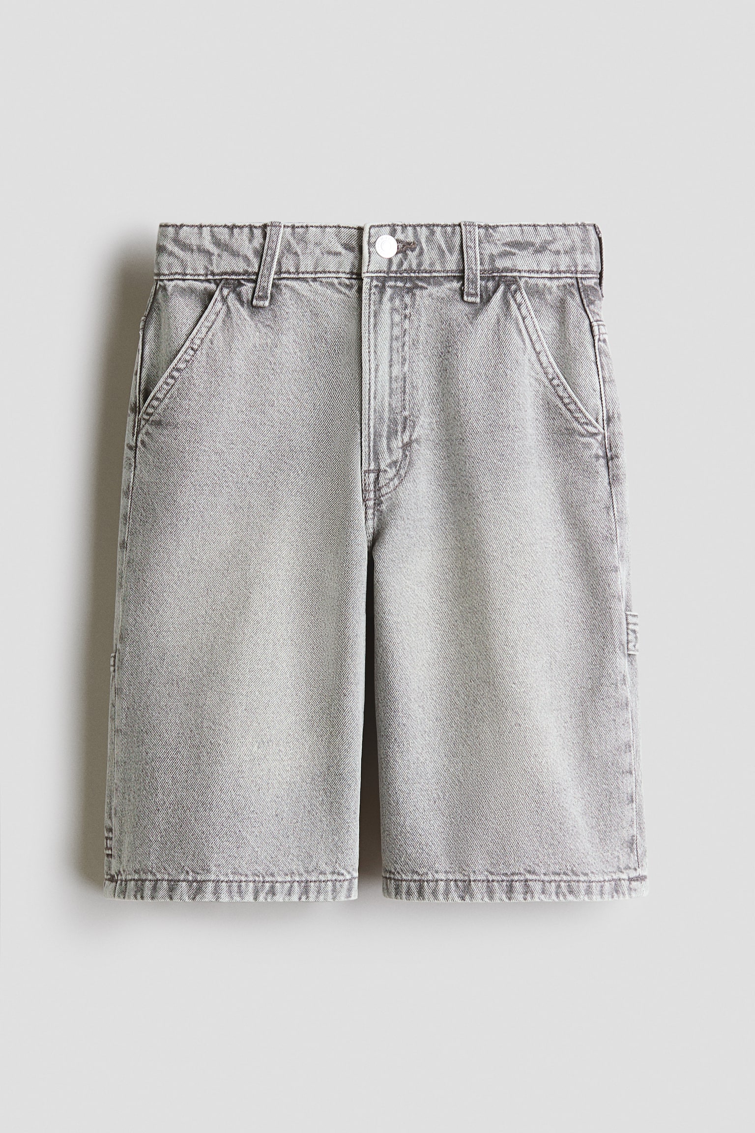Denim Carpenter Shorts - Light denim gray/Denim blue