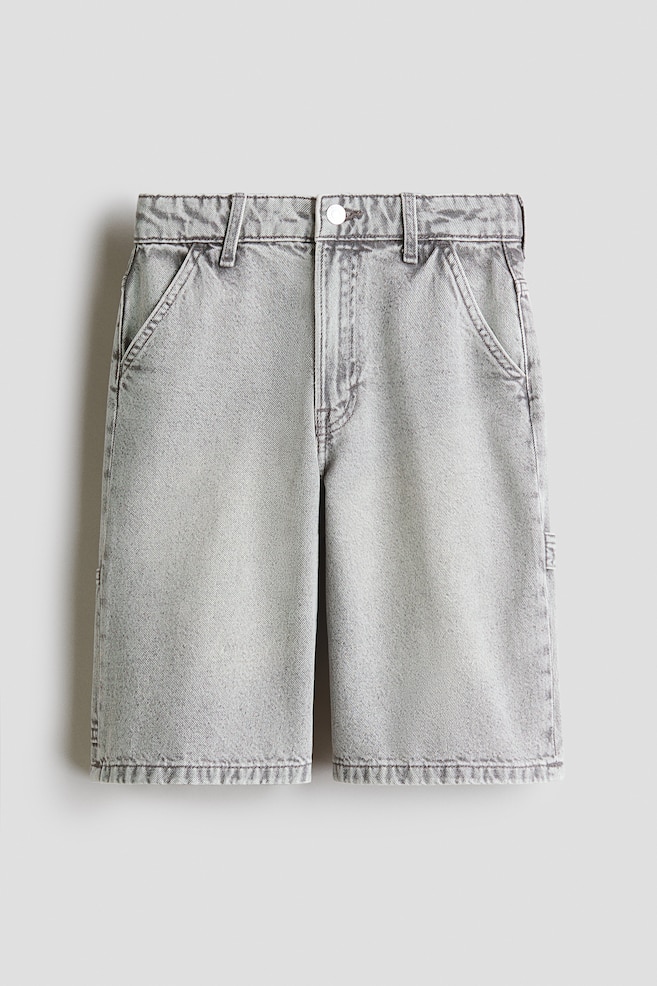 Denim Carpenter Shorts - Light denim gray/Denim blue - 1