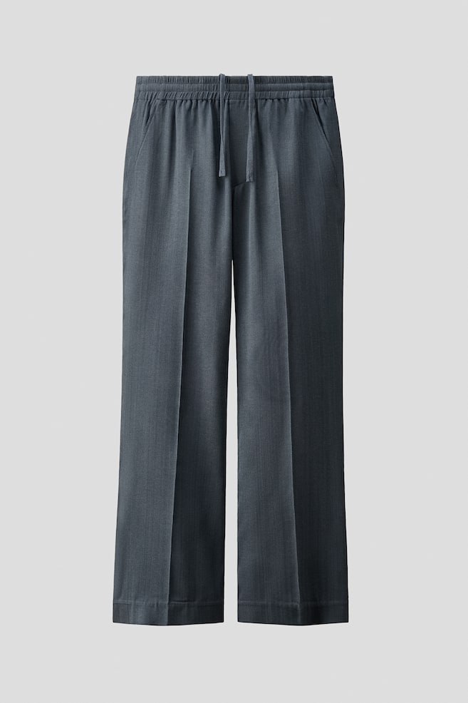 Pantaloni Loose Fit - Gri-închis - 1