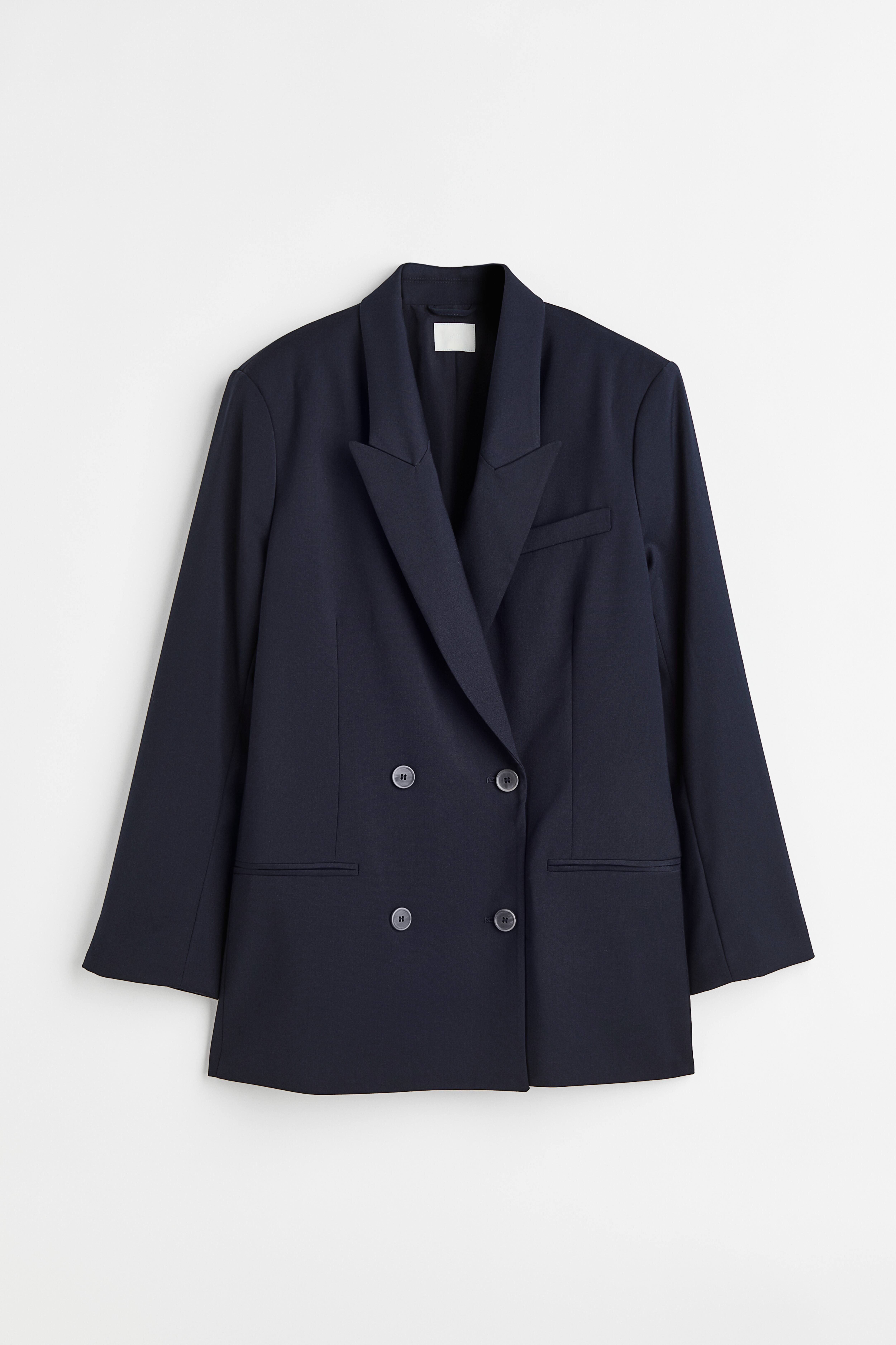 H&m double breasted blazer best sale