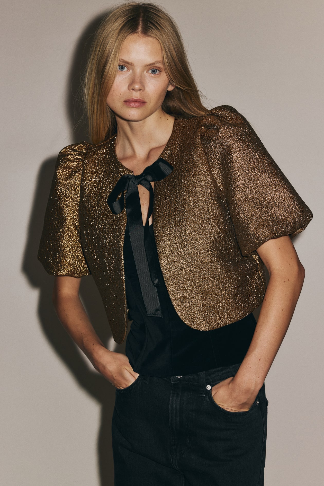 Puff-Sleeved Top - image 5