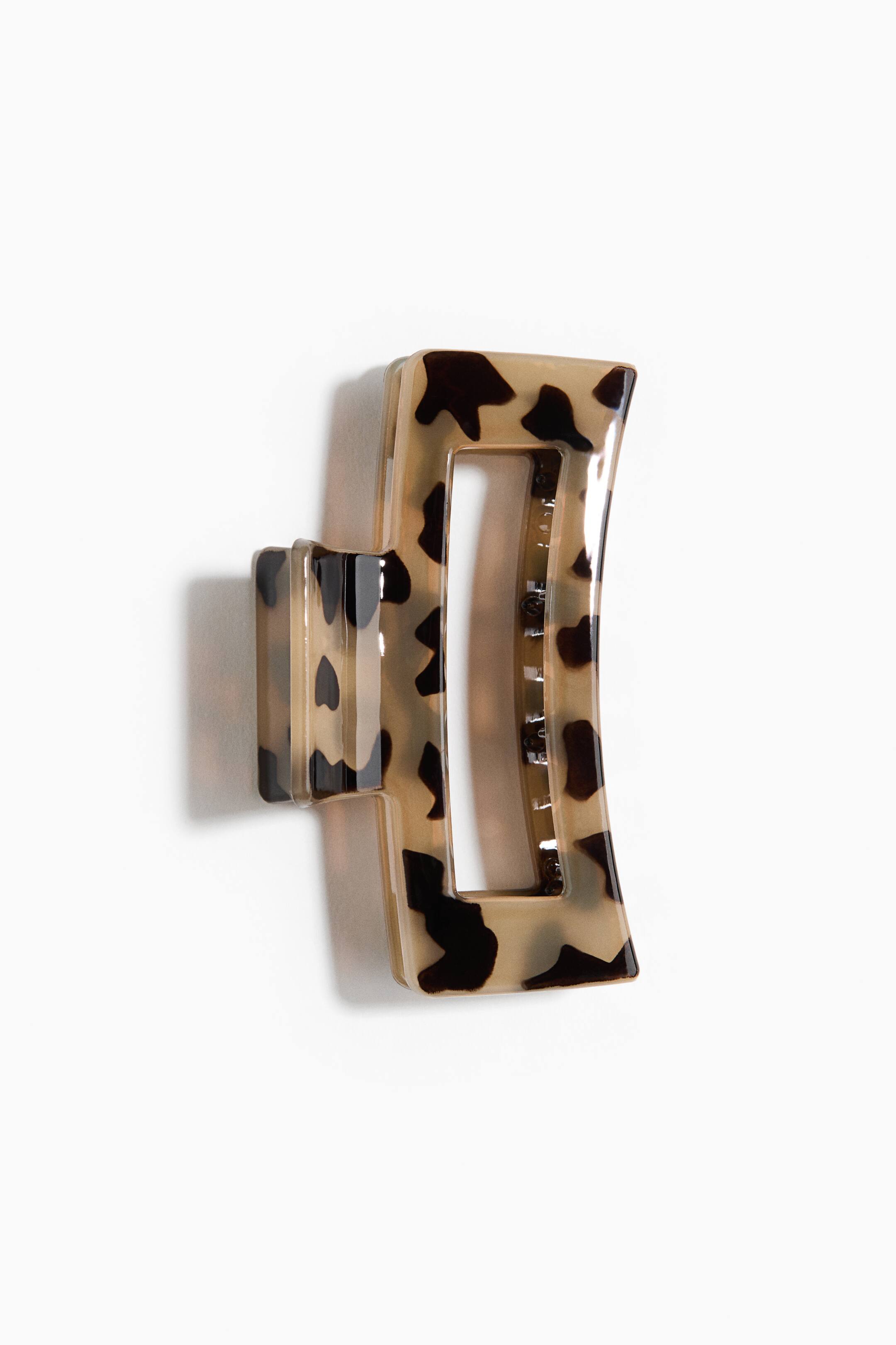 הצגת תמונה גדולה יותר: קליפס לשיער - בז'/מנומר - Ladies | H&M IL 1