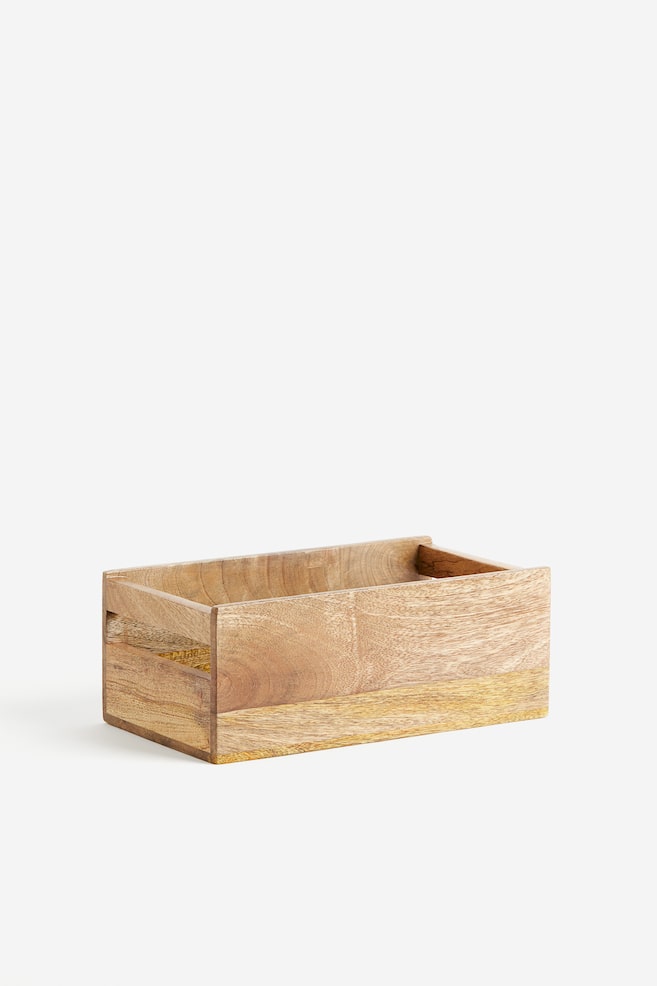 Large wooden spice box - Beige - 1