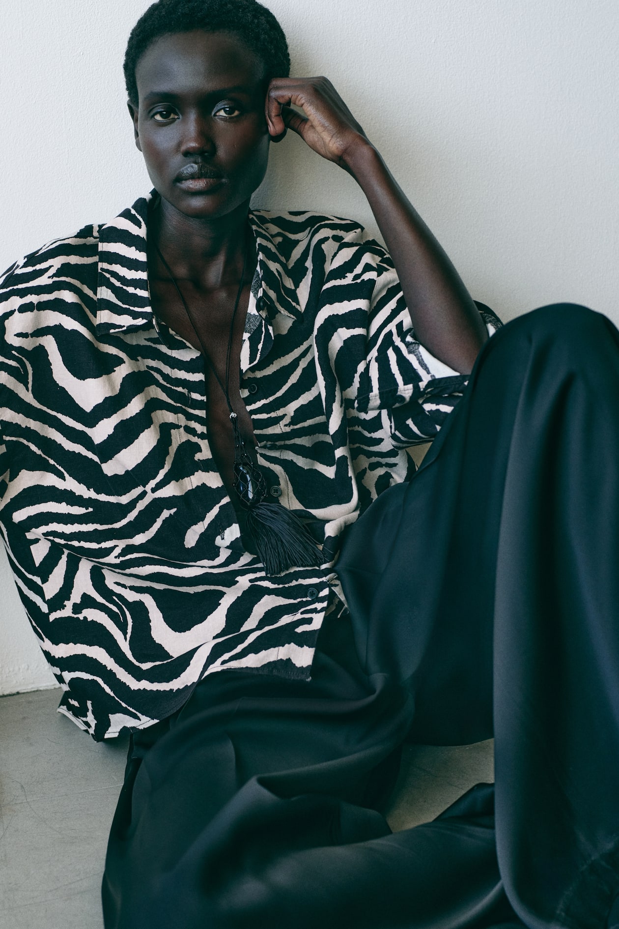 Linen-Blend Shirt - image 2