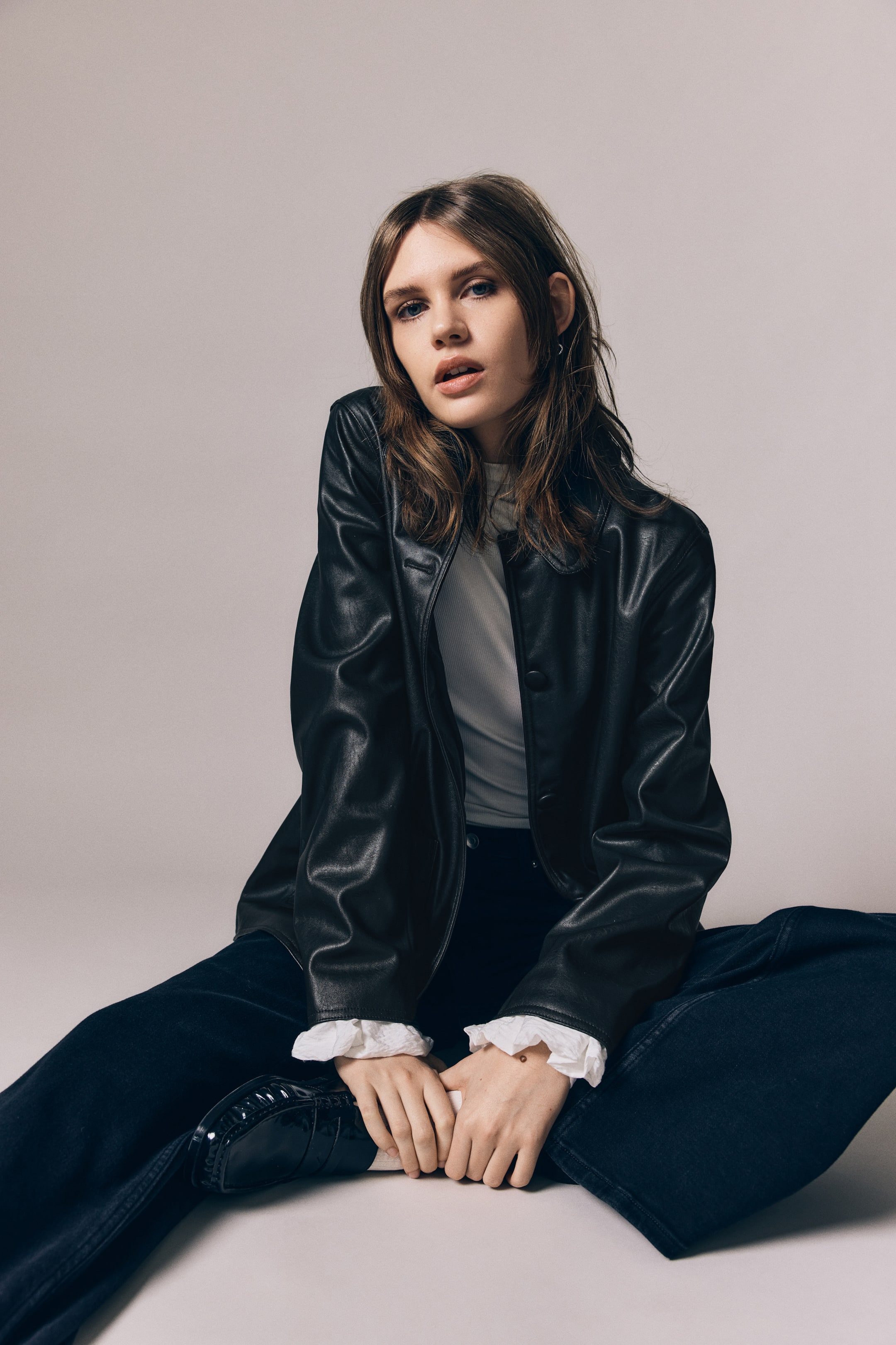 Женские куртки H&M Coated Car Coat — фото 4