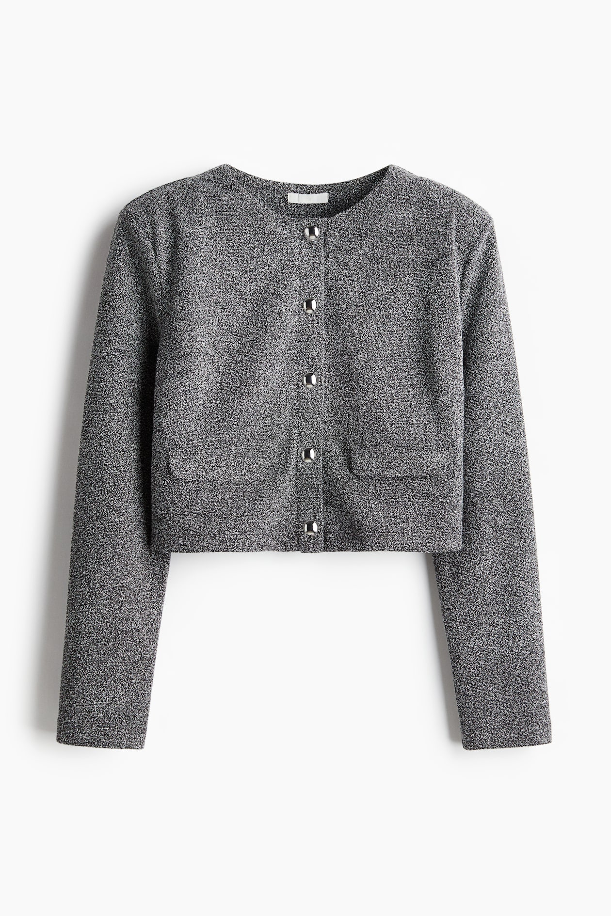 Shoulder-Pad Cardigan