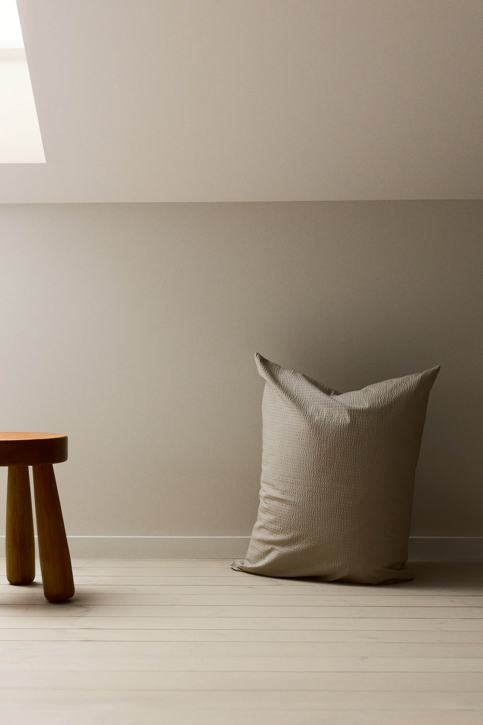 Seersucker pillowcase - Light taupe/Light blue/White/Light yellow - 2