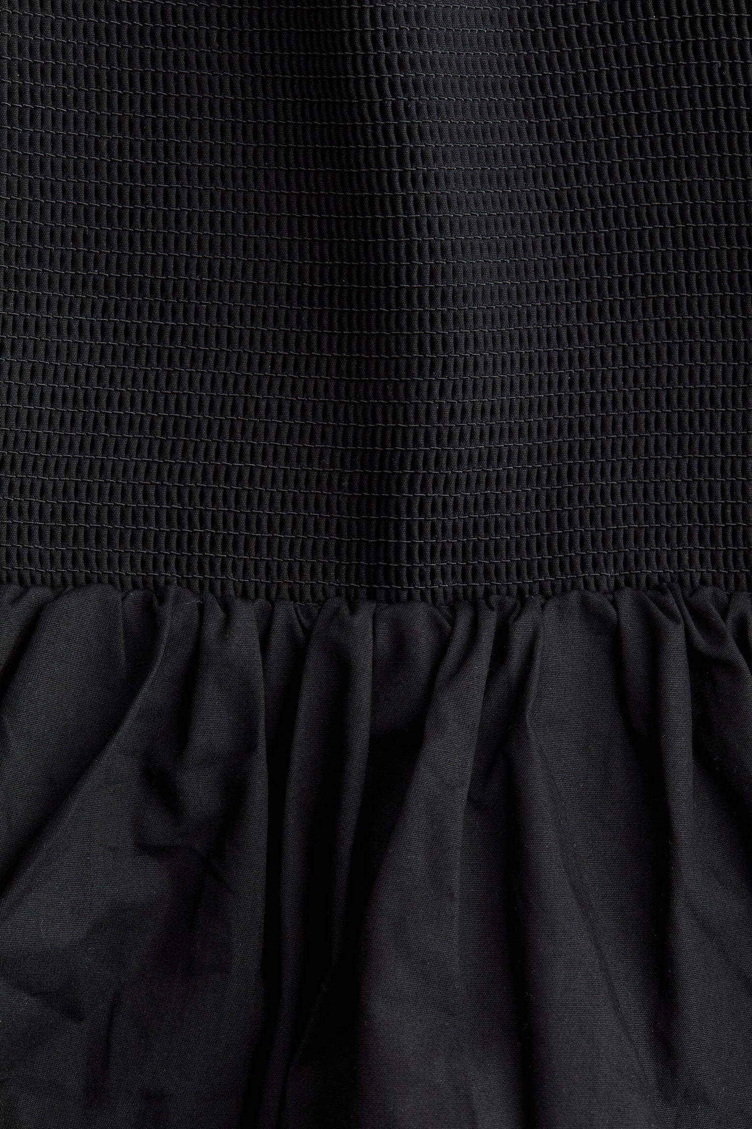 Robe en coton avec jupe évasée - Noir/Noir/fleuri/Crème/fleuri/Blanc/bleu/fleuri - 3