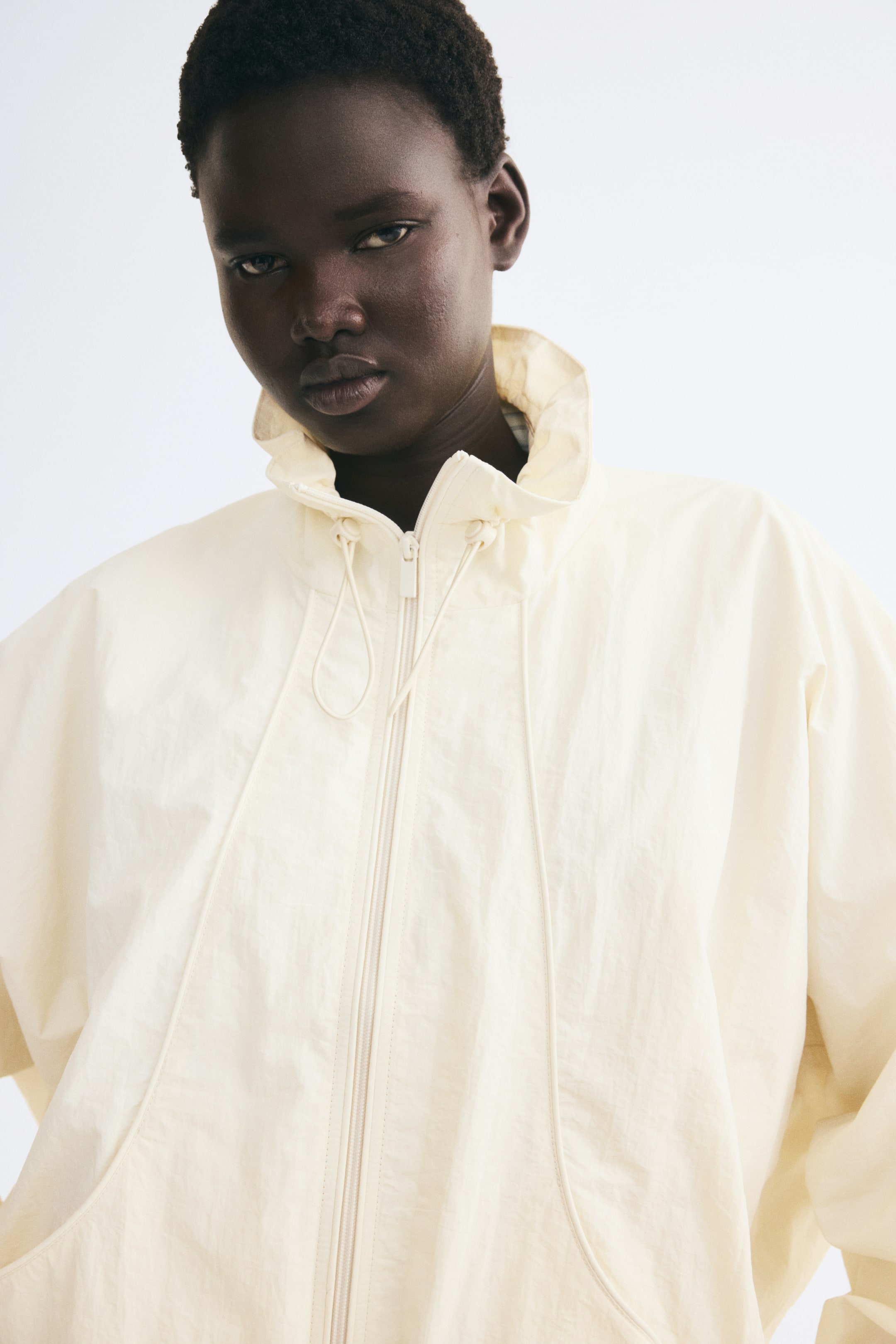 Oversized Nylon Jacket