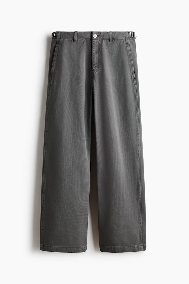 Pantalon menuisier ample - Gris foncé - 1
