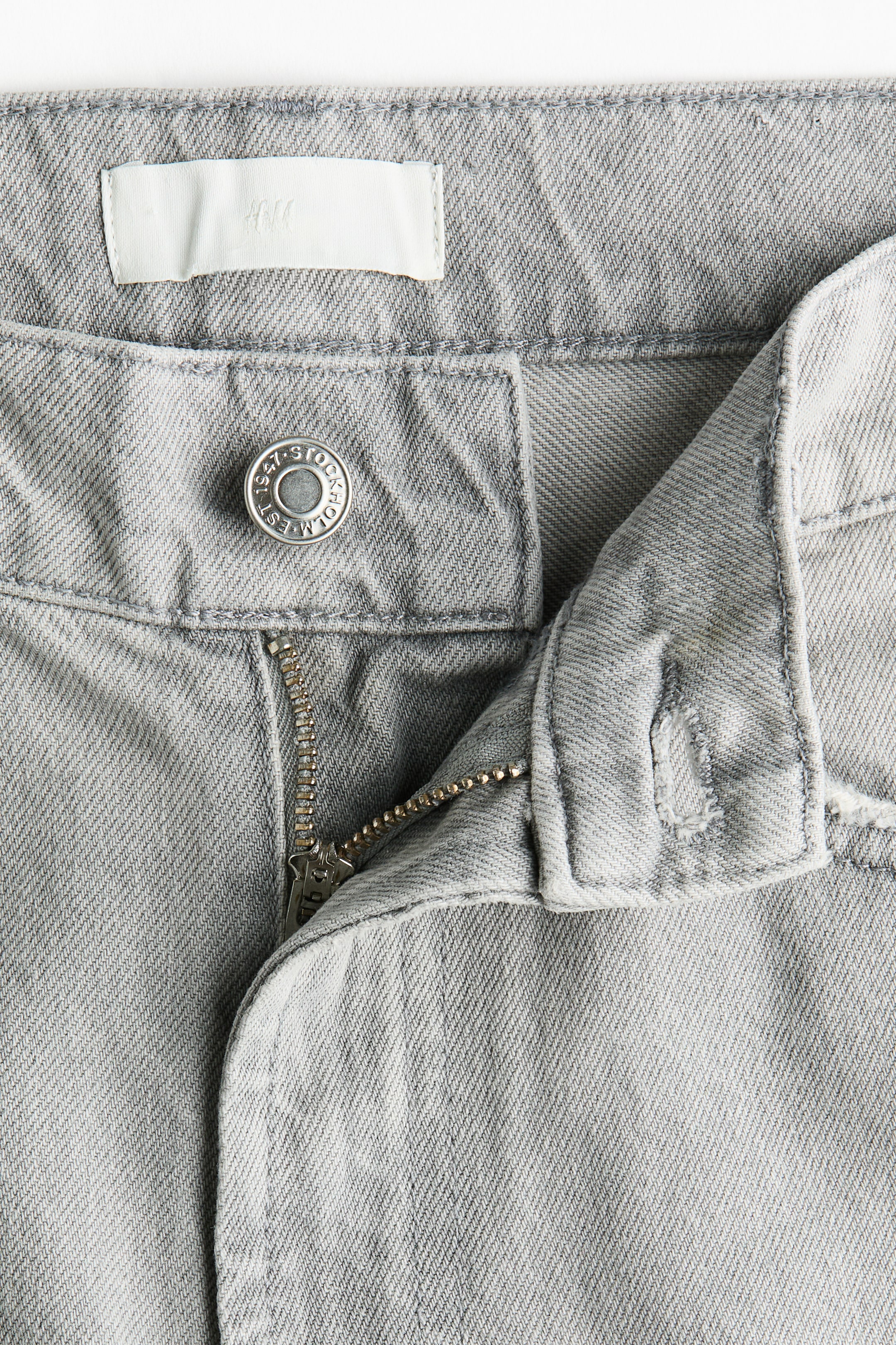High-Waist Barrel-Leg Ankle Jeans