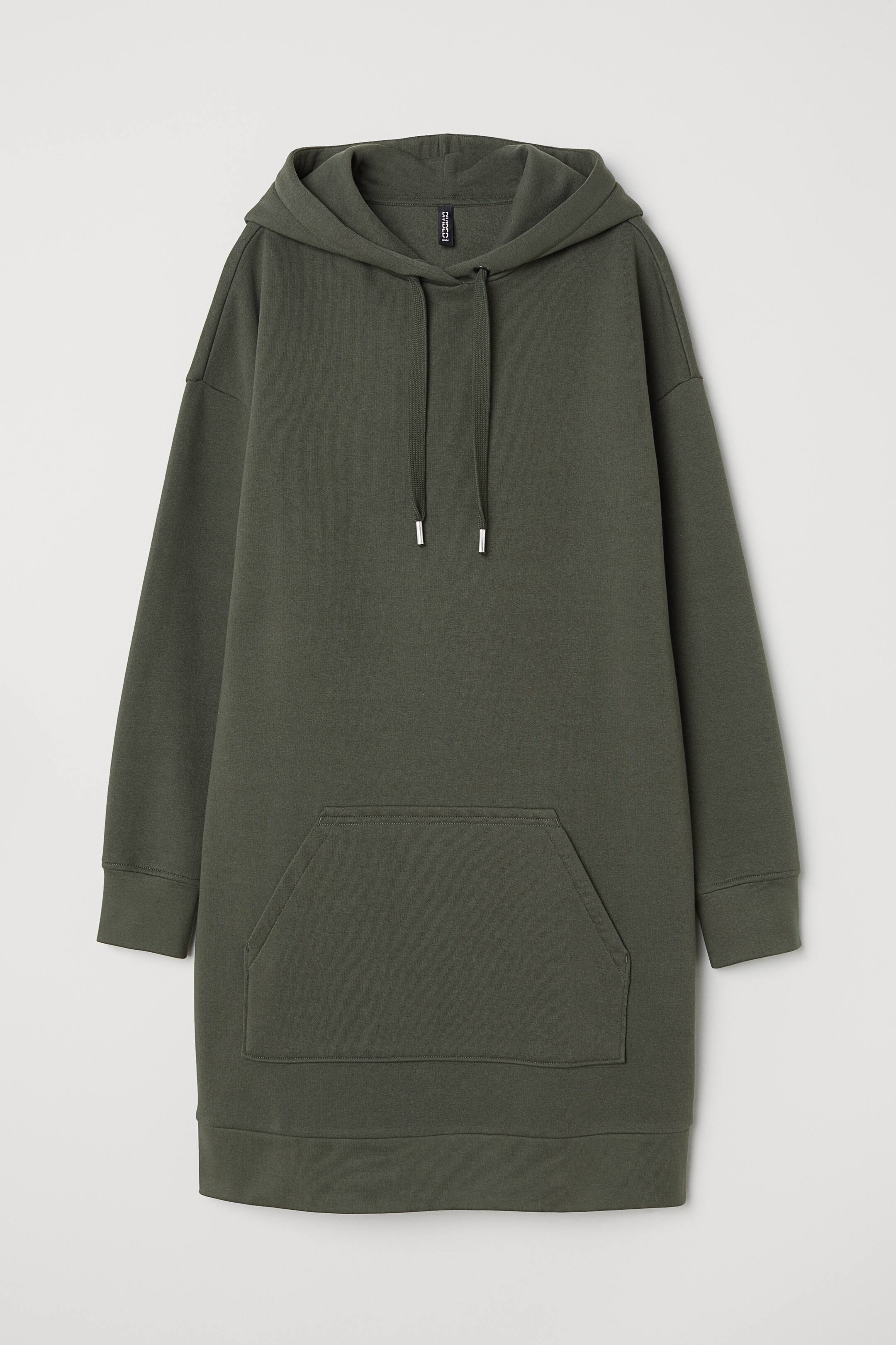 long hoodie dress amazon Women Casual Hoodies Dress - Long Sleeve Sweatshirt Button Down, Polyester Material, Lightweight, for Fall/Winter Daily Look