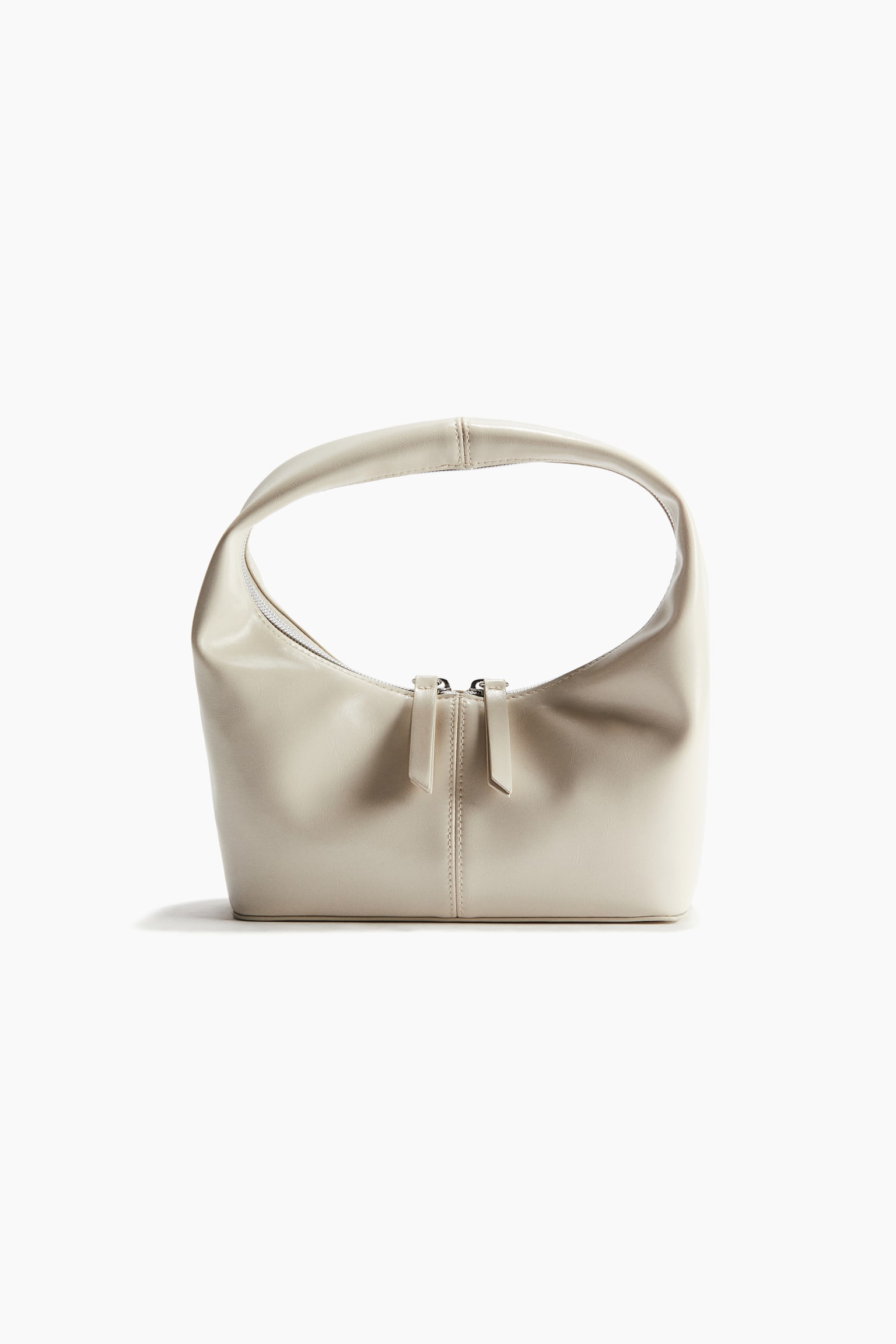 Handbag - Light beige/Black - 2