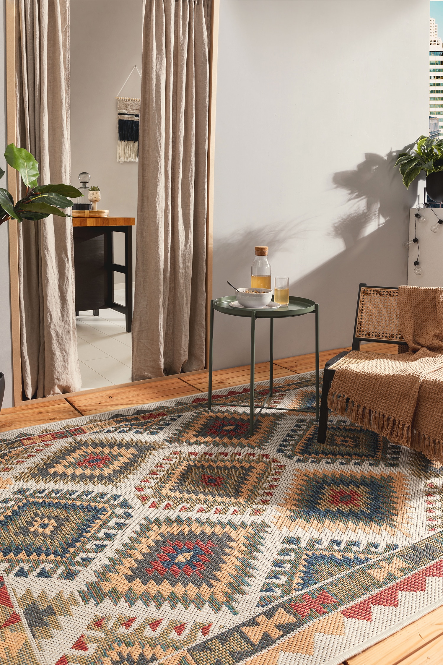 Inom- Och Utomhusmatta Mirena - Flerfärgad