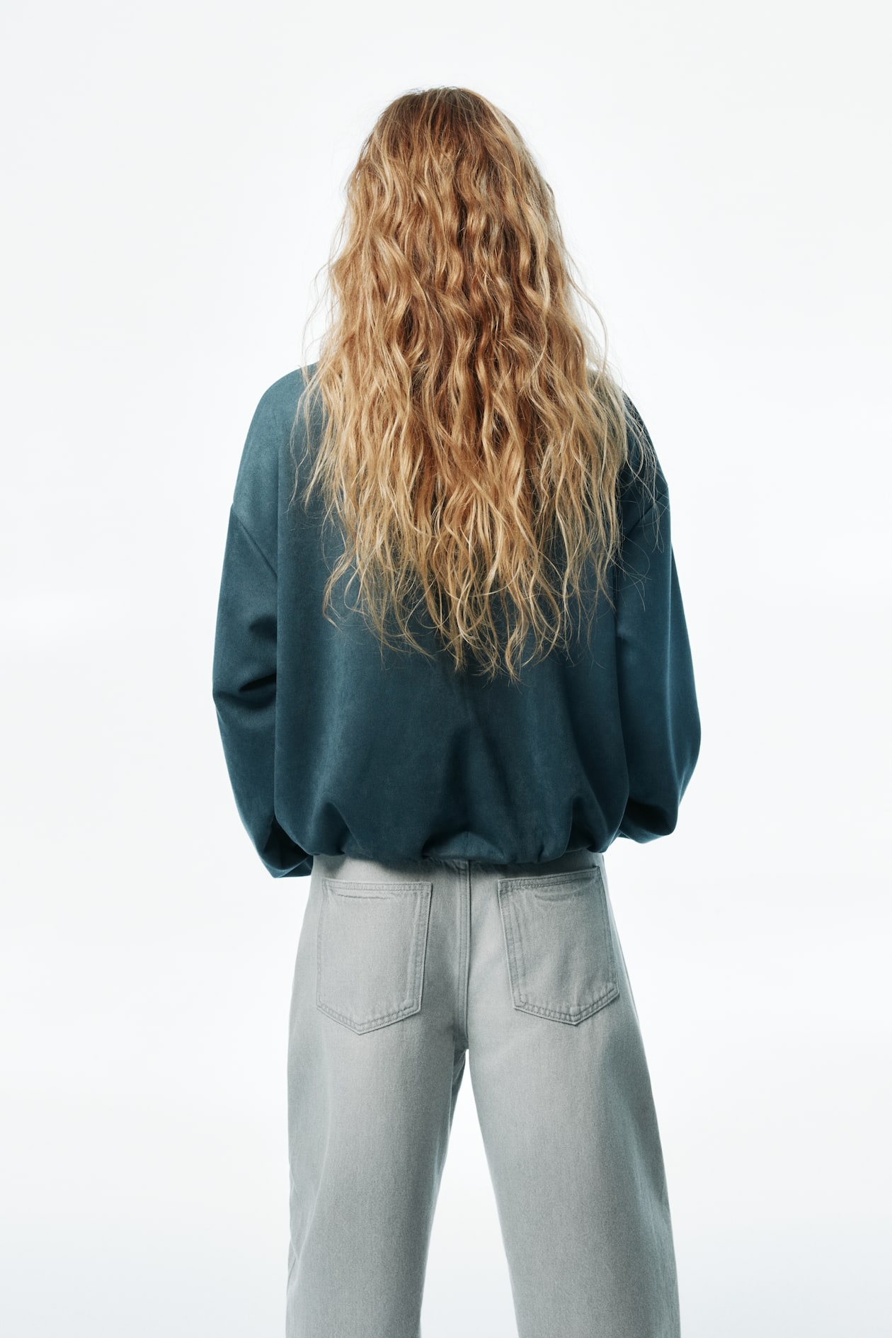Oversized Jersey Jacket - image 3
