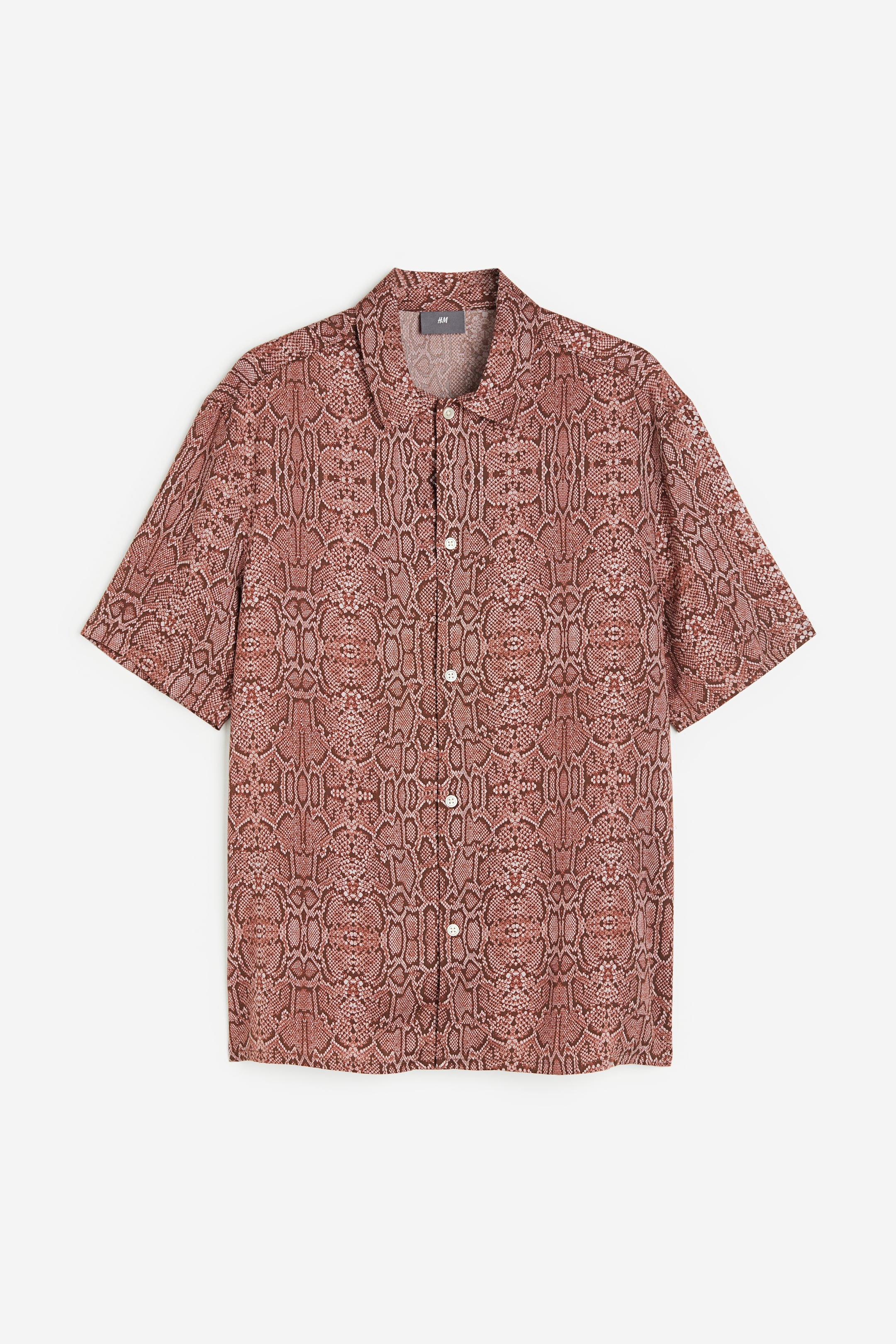 Regular Fit Short-sleeved Lyocell Shirt - Short sleeve - Regular 