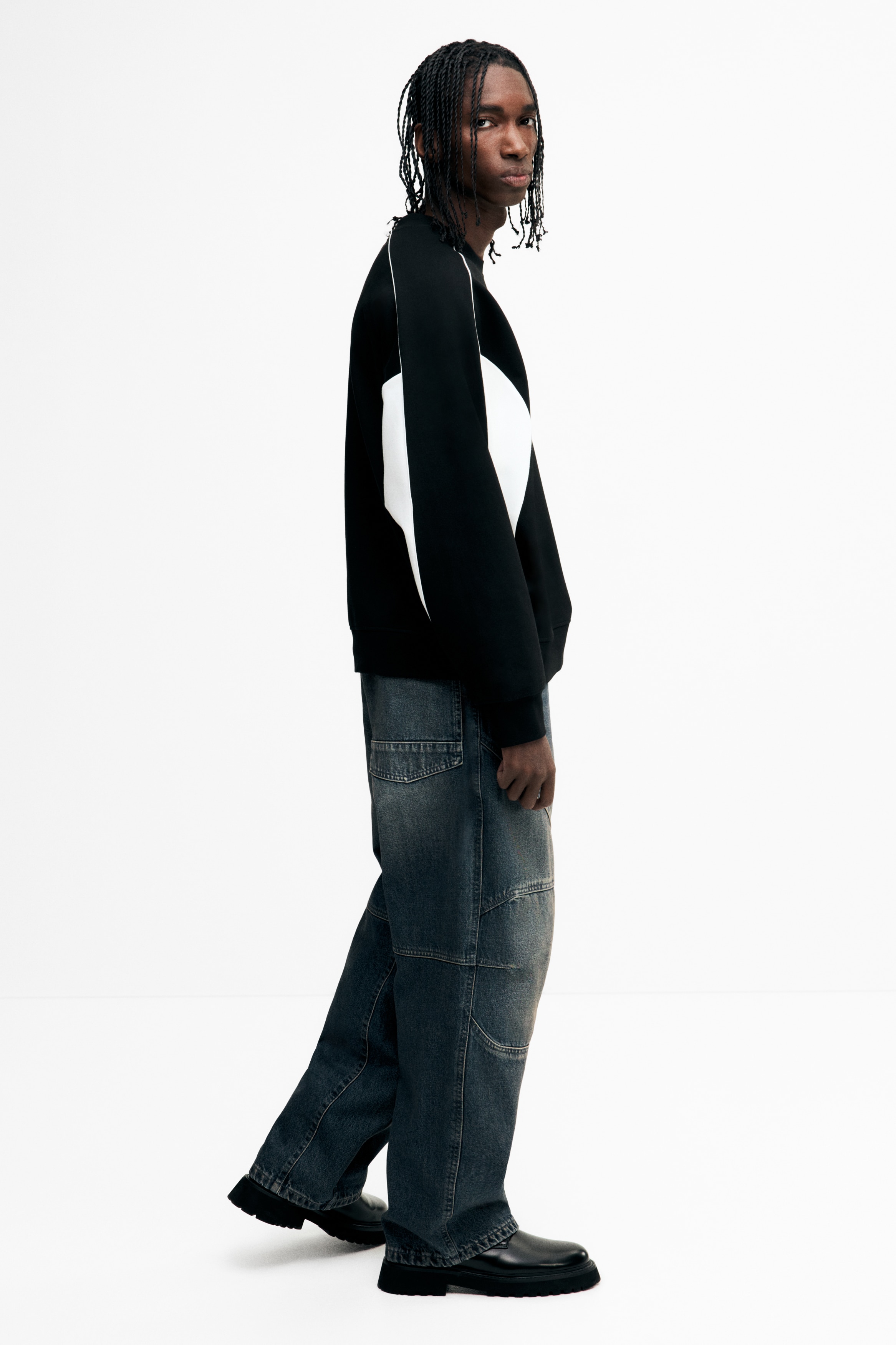 Baggy Biker Jeans