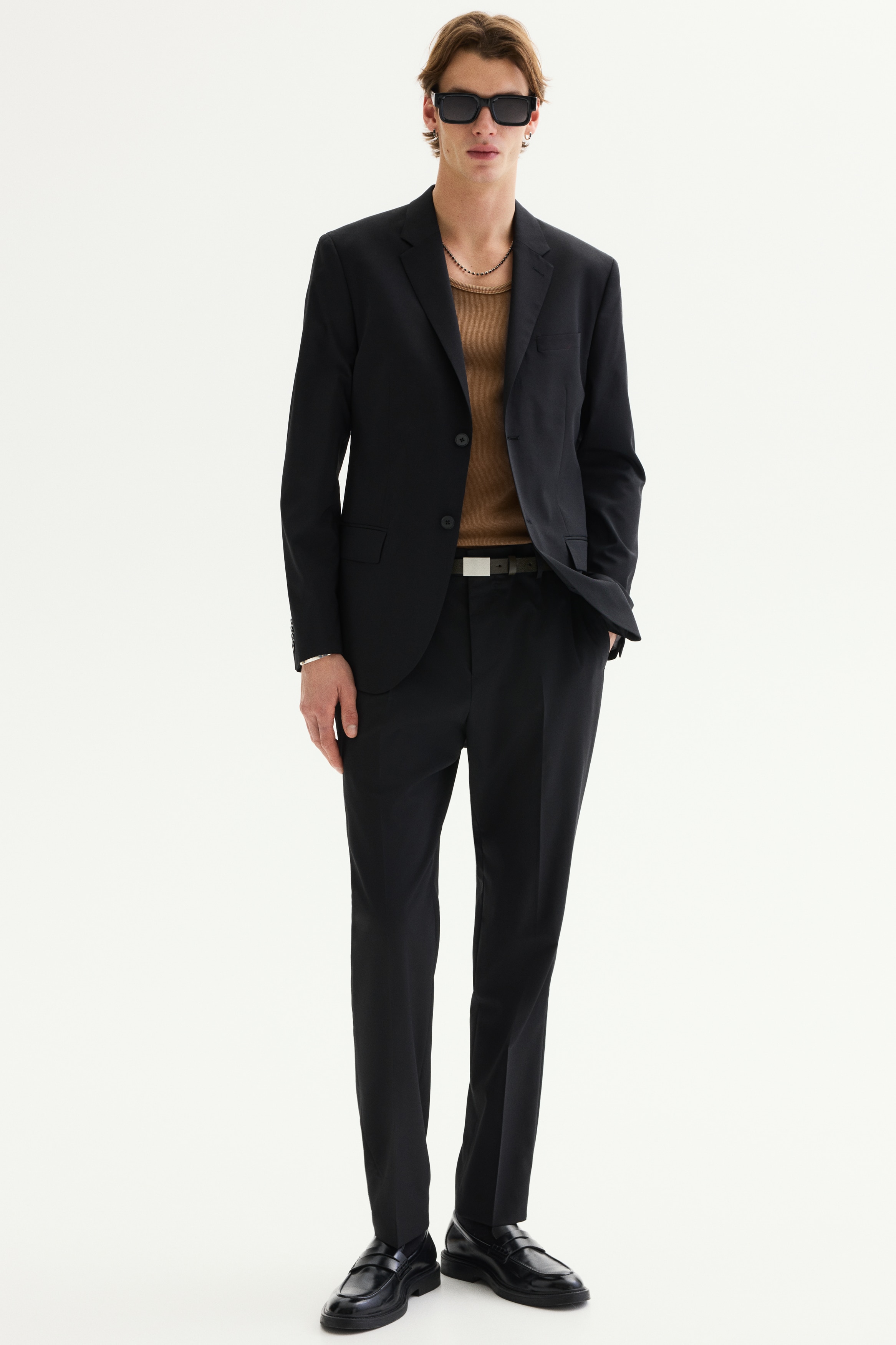 Pantalón de traje Slim Fit - Negro