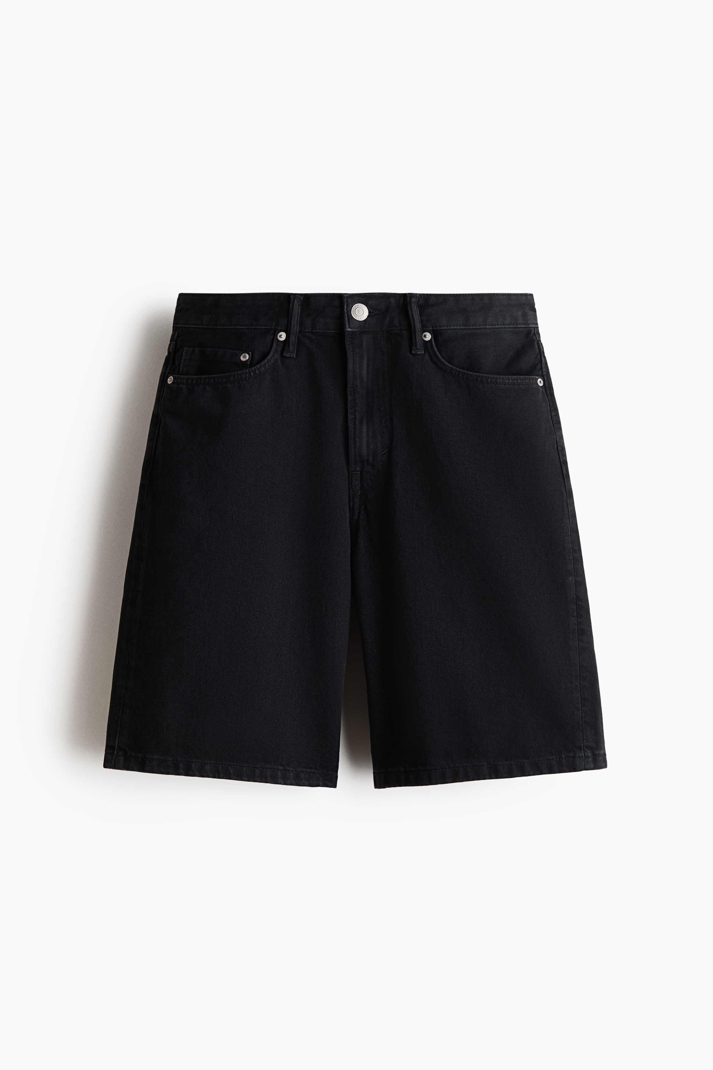 Relaxed Fit Denim shorts - Denim black/Light denim blue/Denim blue/Denim grey