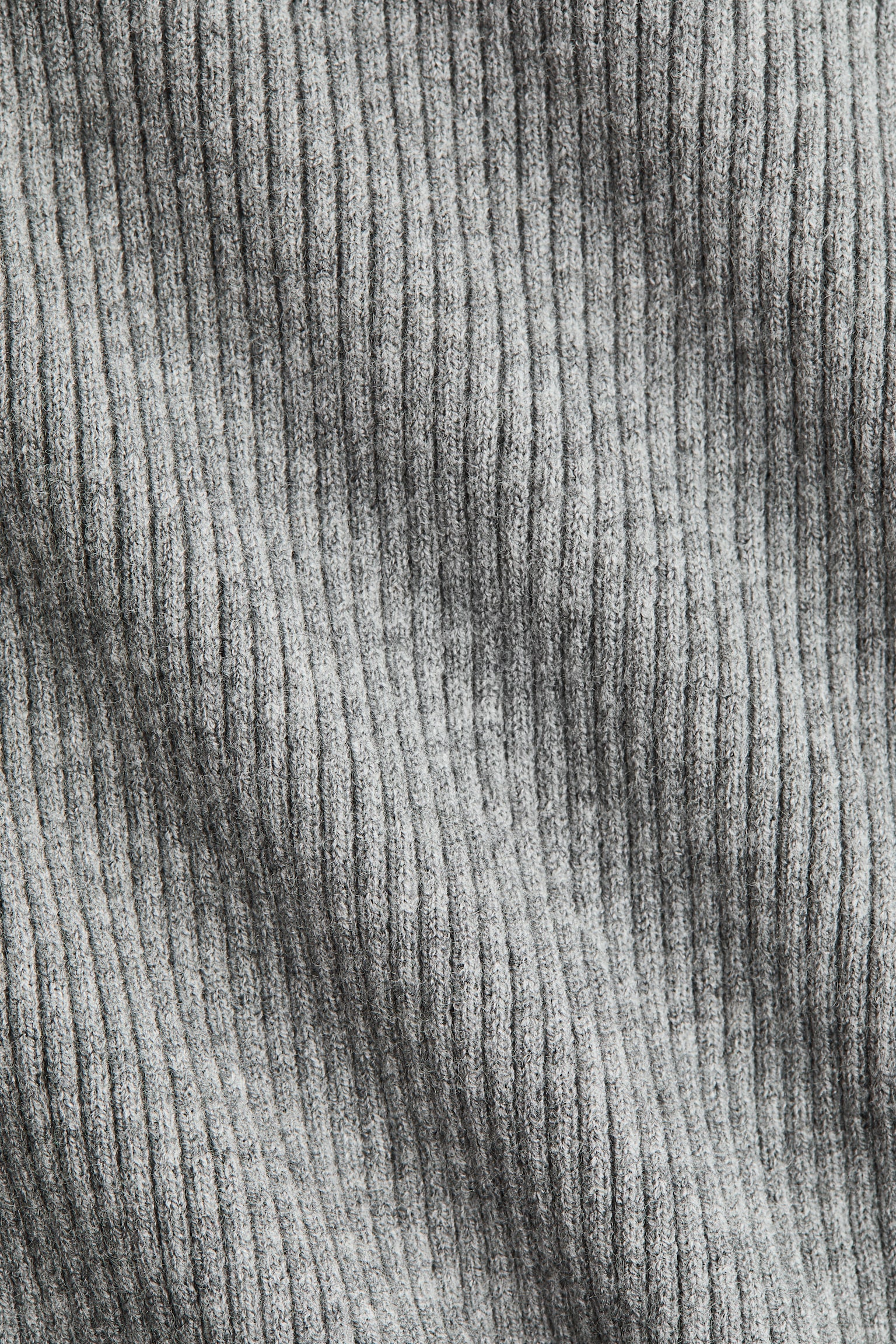 Rib-knit top - Grey marl/Light pink/Light beige - 3