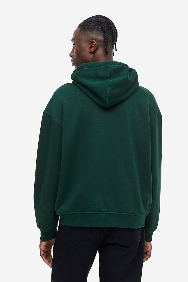 Relaxed Fit Zip-through hoodie - Dark green/Black/Grey marl/Brown/dc - 5