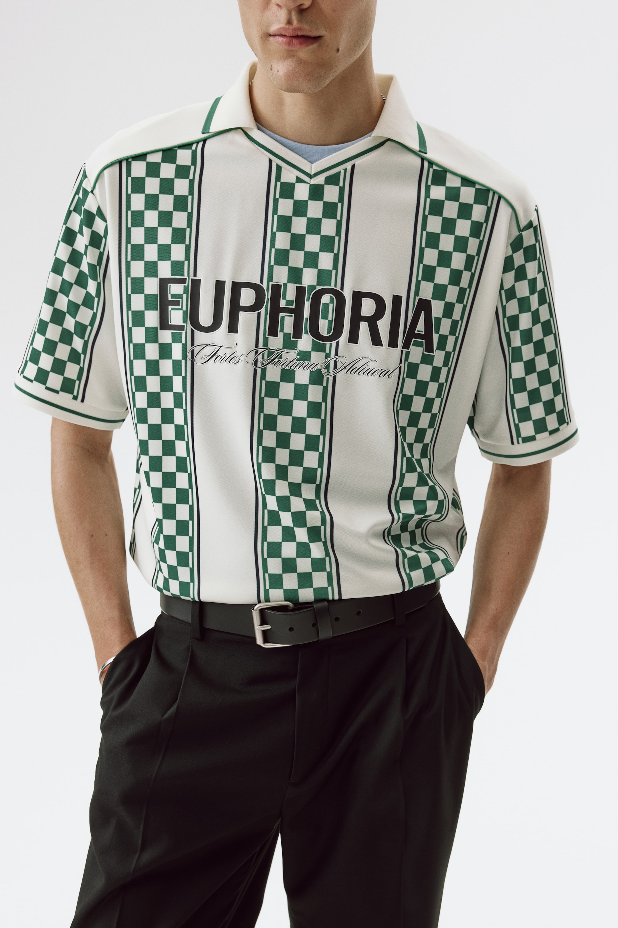 Мужские рубашки H&M Loose-Fit Soccer Shirt — фото 5