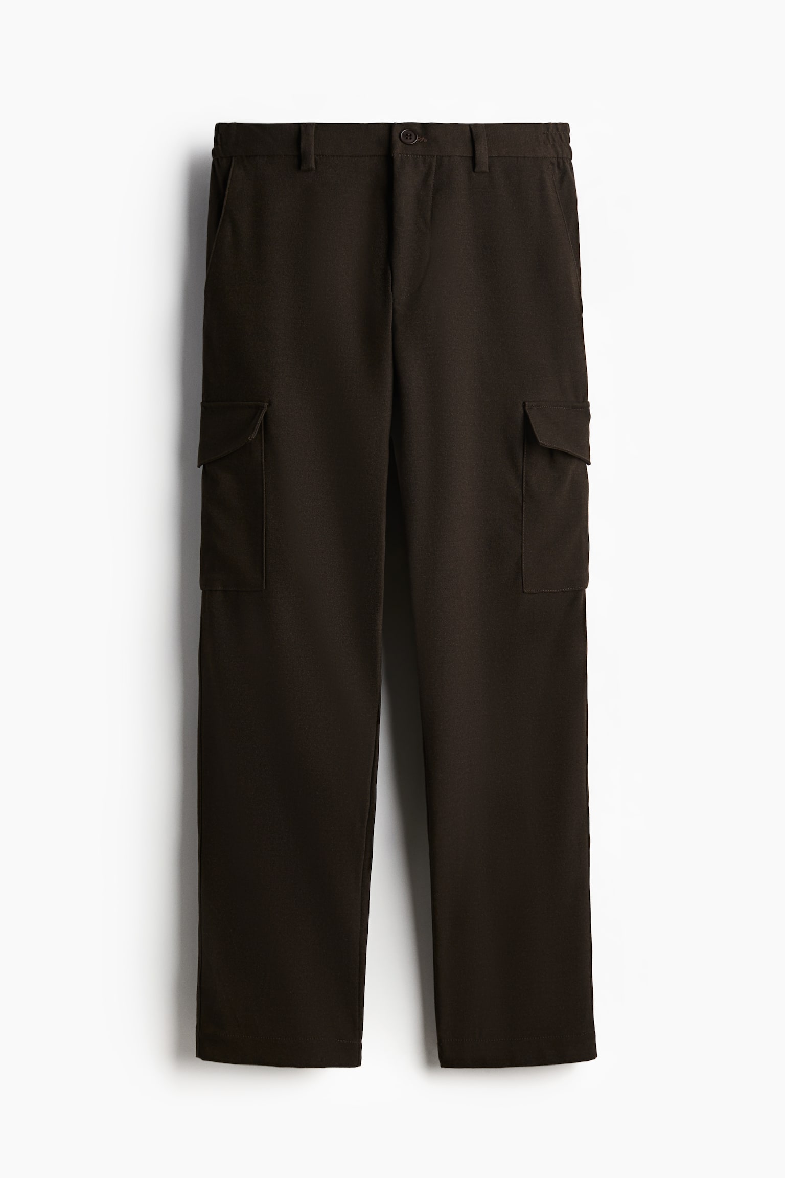 Regular Fit Cargo trousers - Dark brown/Dark grey - 2