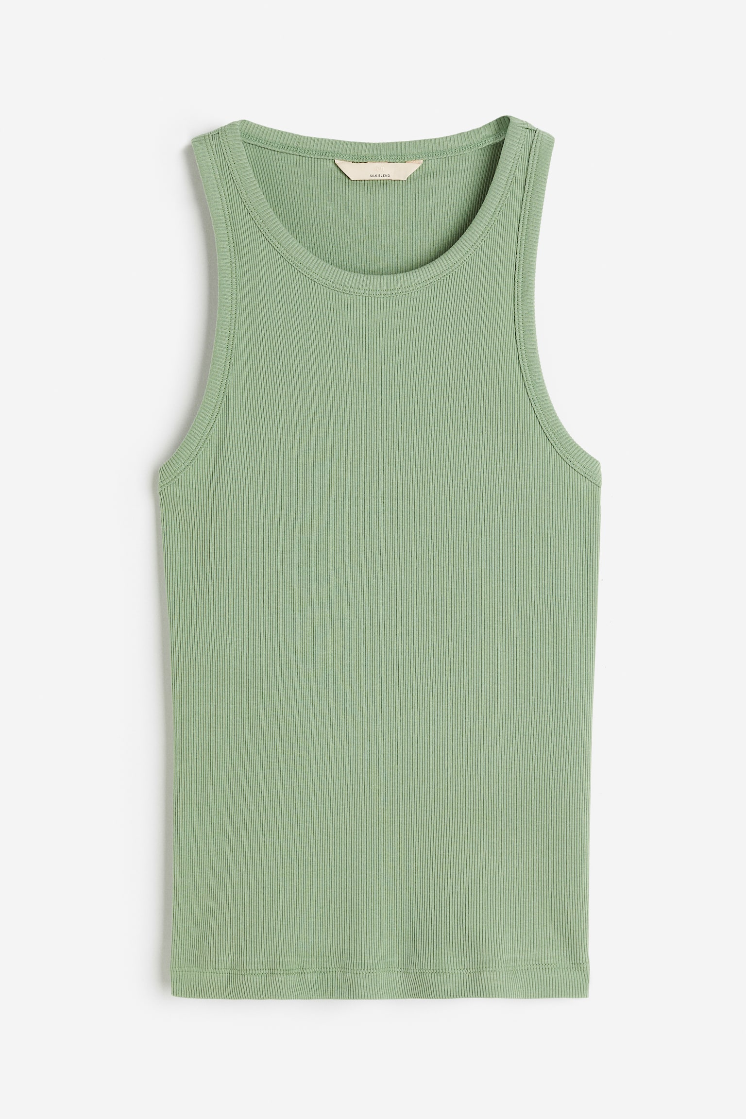 Silk Blend Tank - Dusky green/Dark grey/Orange/Light grey/Light beige/White - 1