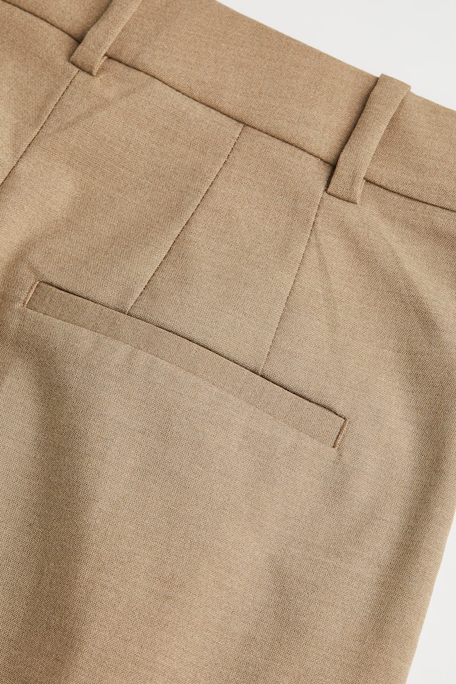 Wide trousers - Beige/Black/Beige/Dark beige/Checked/dc/dc/dc/dc/dc - 2