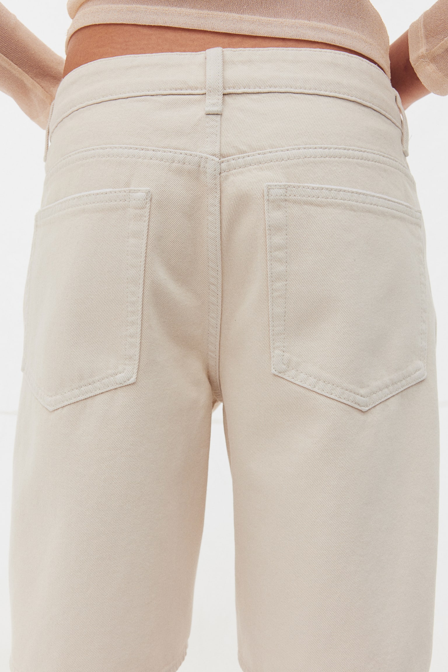 Low Denim shorts - Light beige/Light denim blue/Denim blue/Black/Light denim blue - 4