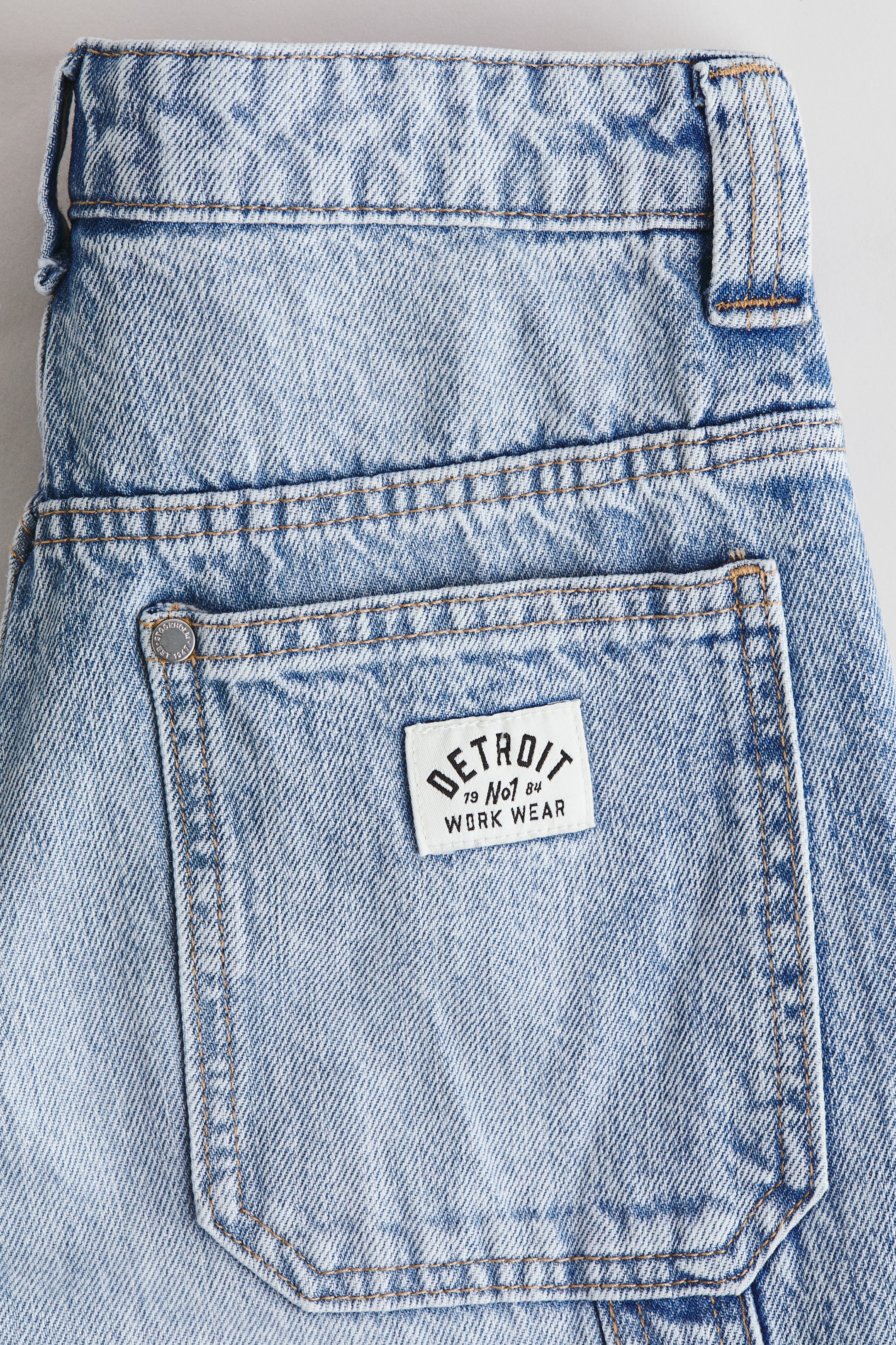 Детские джинсы H&M Baggy-Fit Carpenter Jeans — фото 3