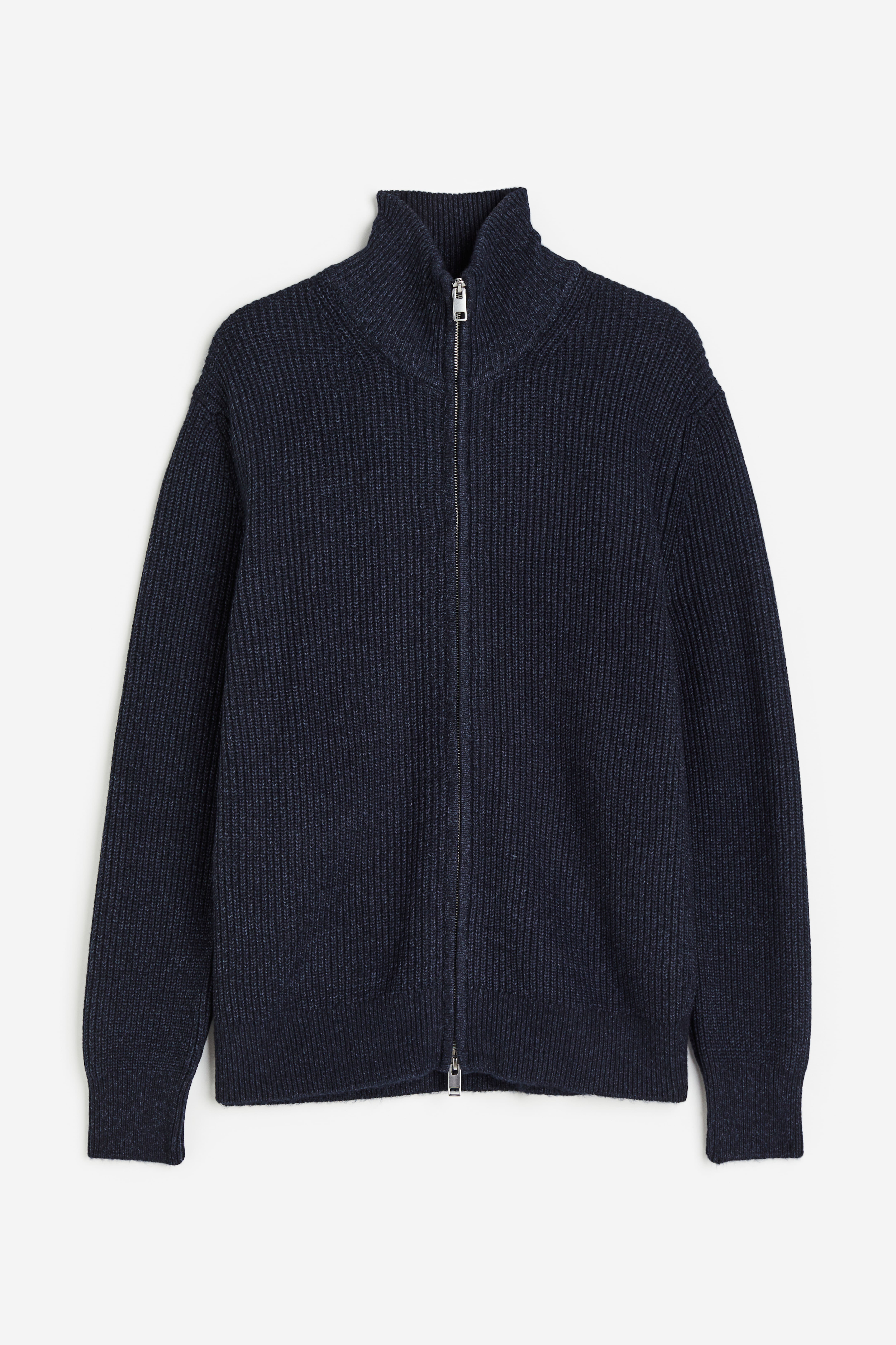 Regular Fit Zip front Cardigan