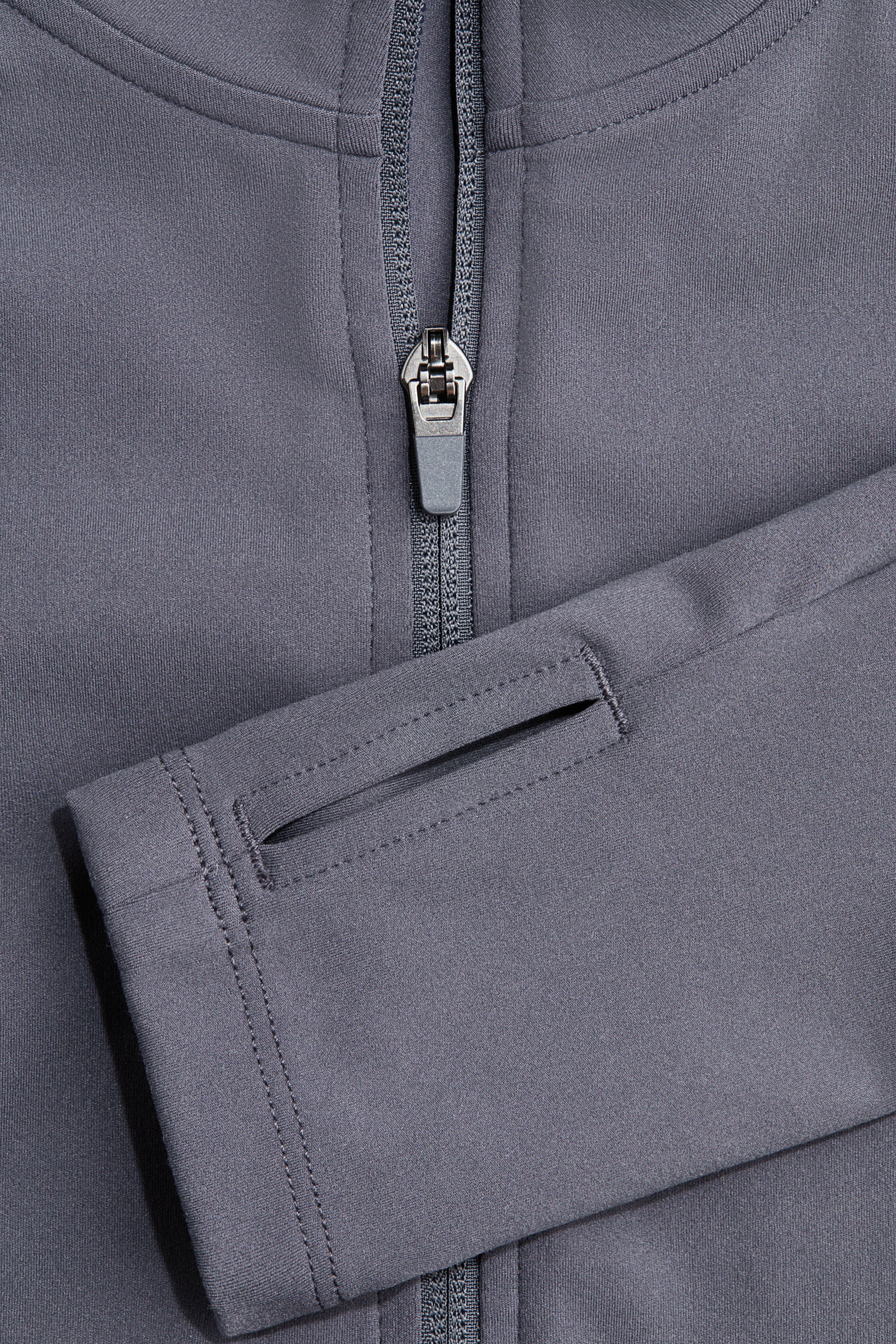 View larger image: Zip-through sports jacket with SoftMove™ - Dark grey - Ladies | H&M GB 3