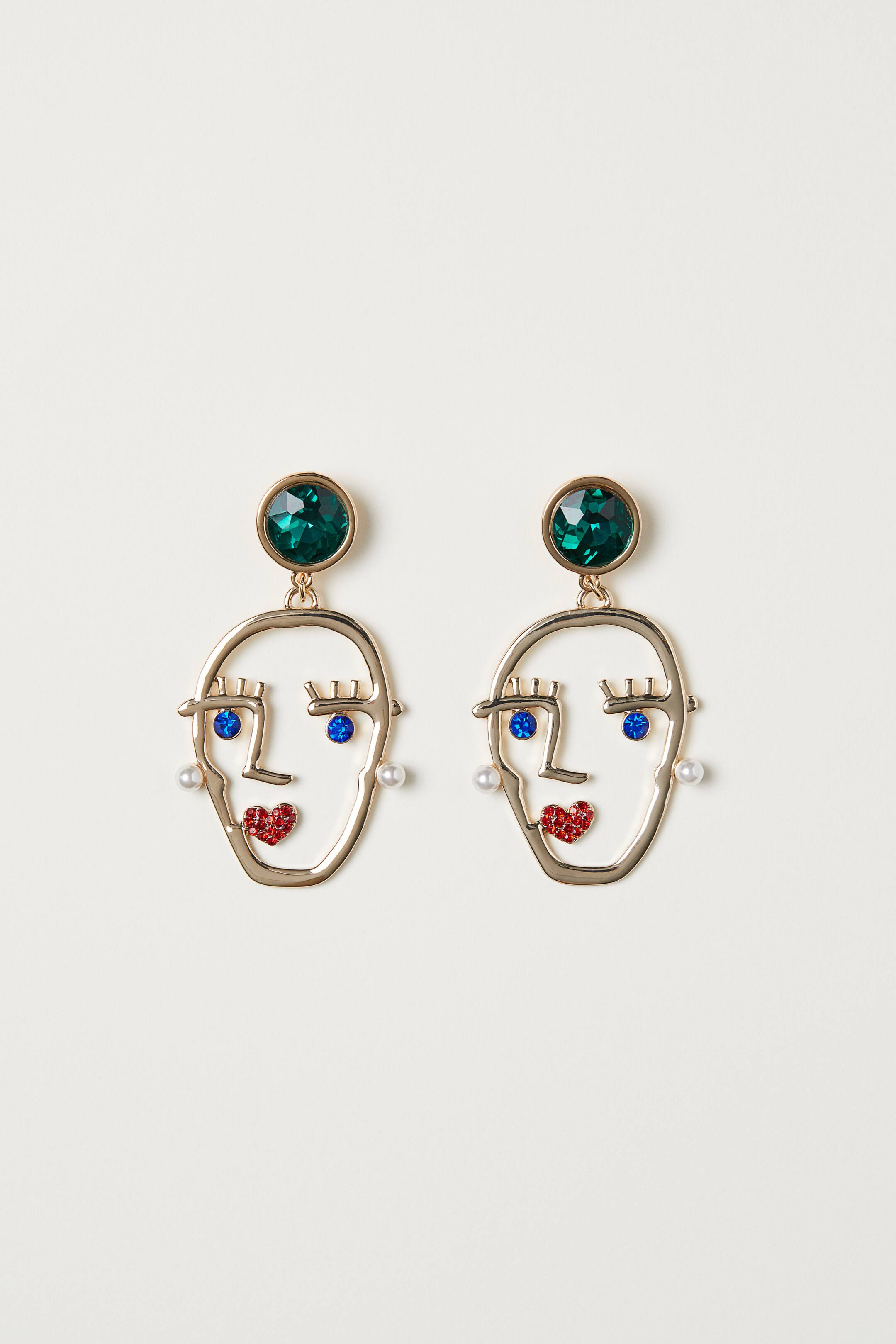 View larger image: Large earrings - Gold-coloured - Ladies | H&M 1