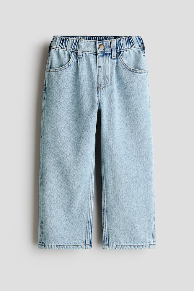 Wide leg jeans - Light denim blue/Blue - 1