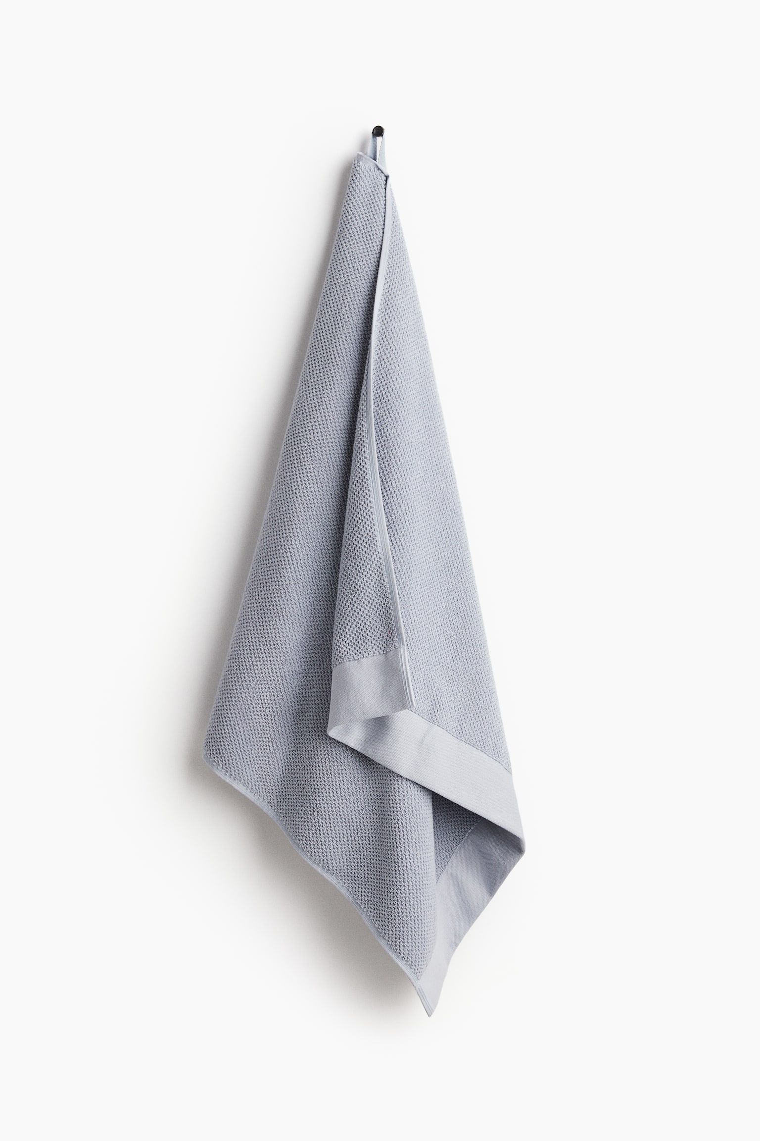 Cotton terry bath towel - Light dusty blue/Light grey/Sage green/Dusty pink/Black/Light beige/Khaki green - 1