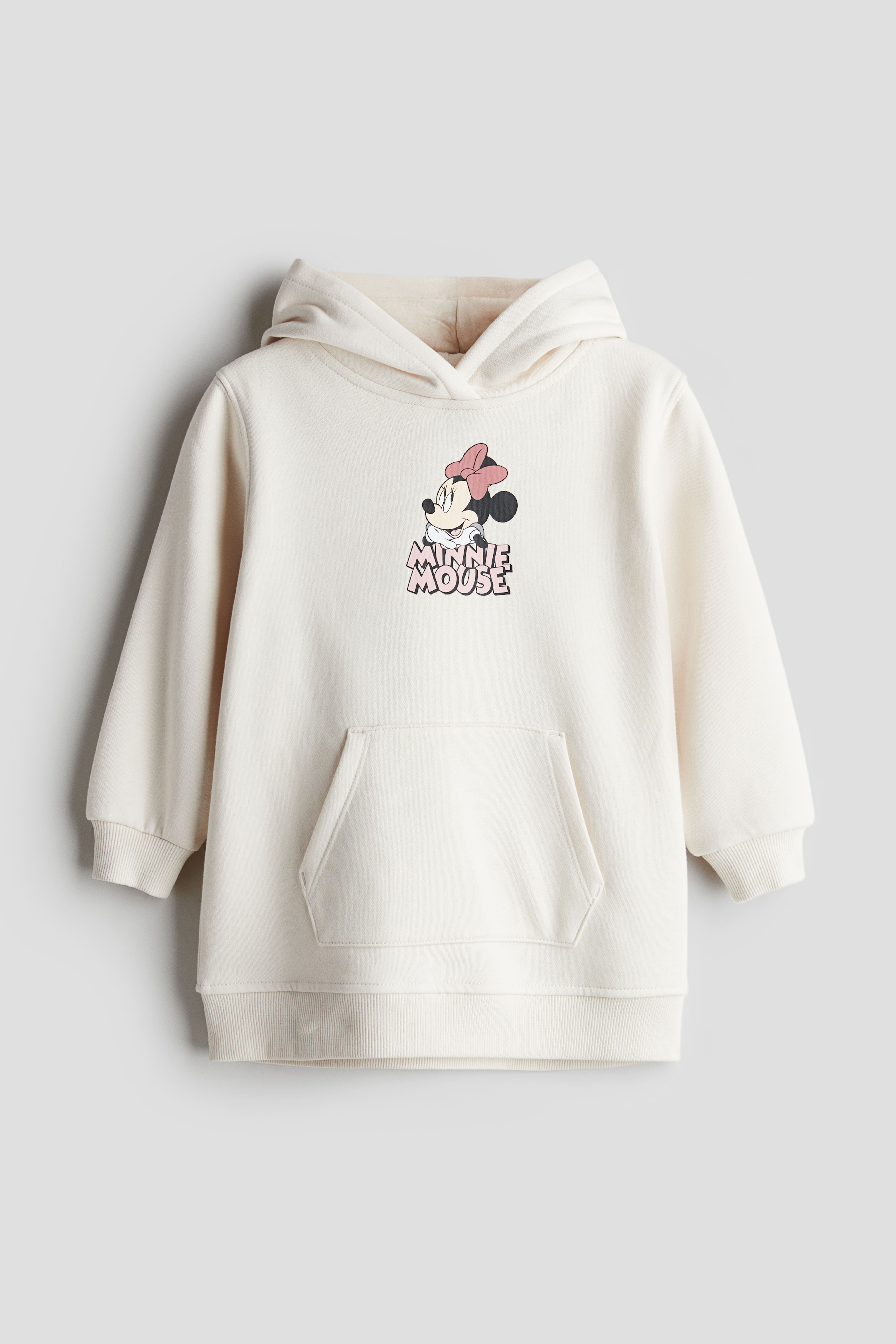 Hooded sweatshirt dress White Minnie Mouse Kids H M GB