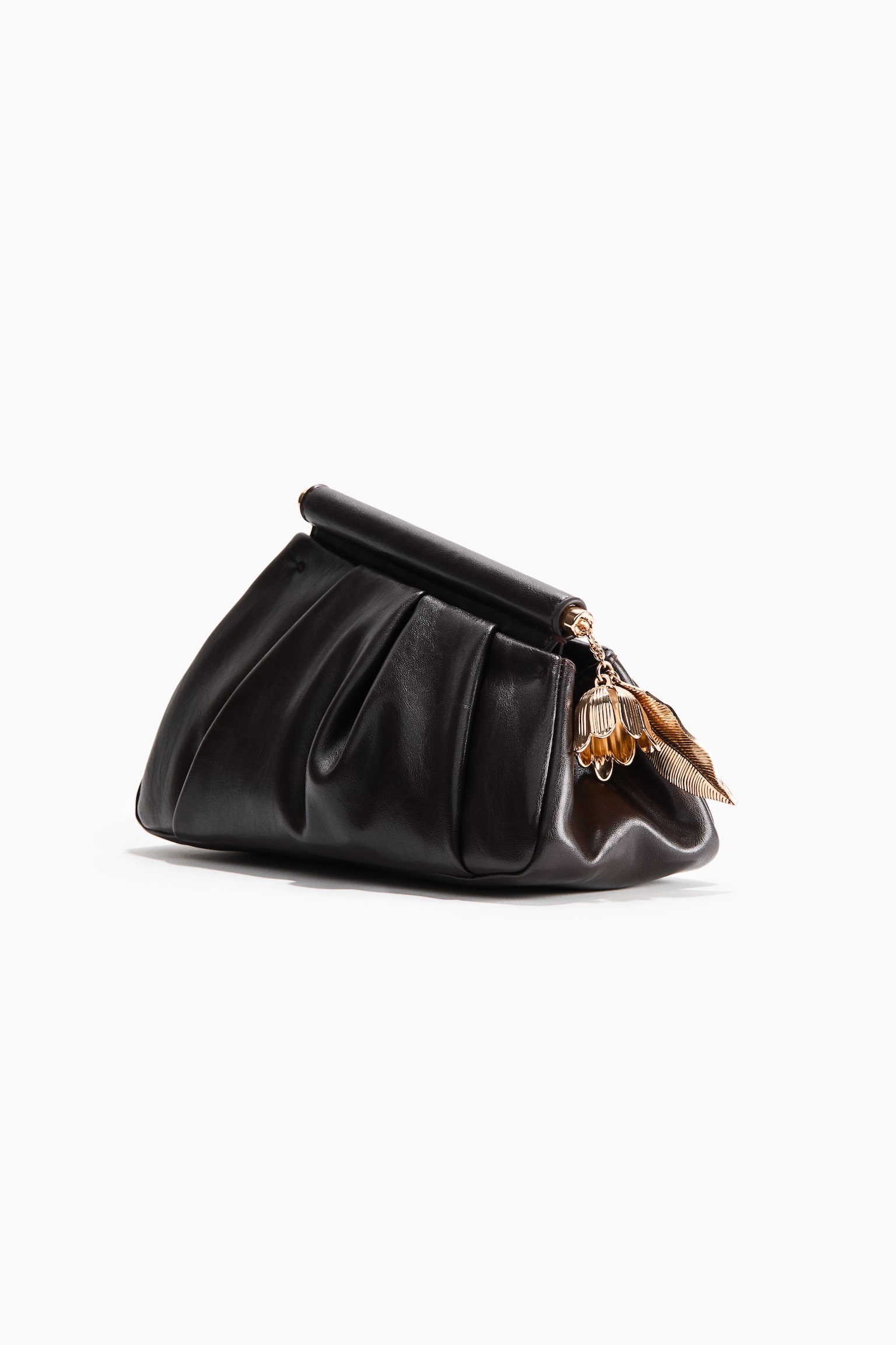 Asymmetric clutch - Dark brown/Yellow - 4