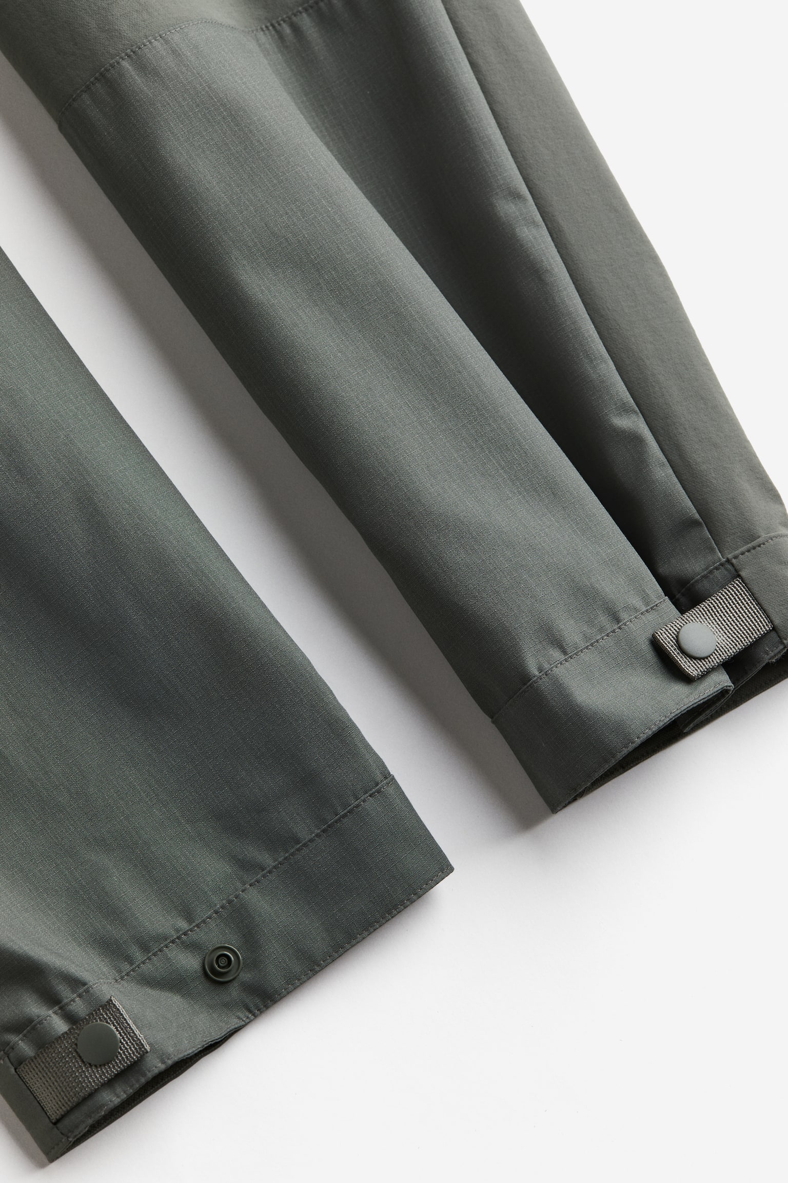 Water Repellent Outdoor Pants - Dark khaki green/Black - 2