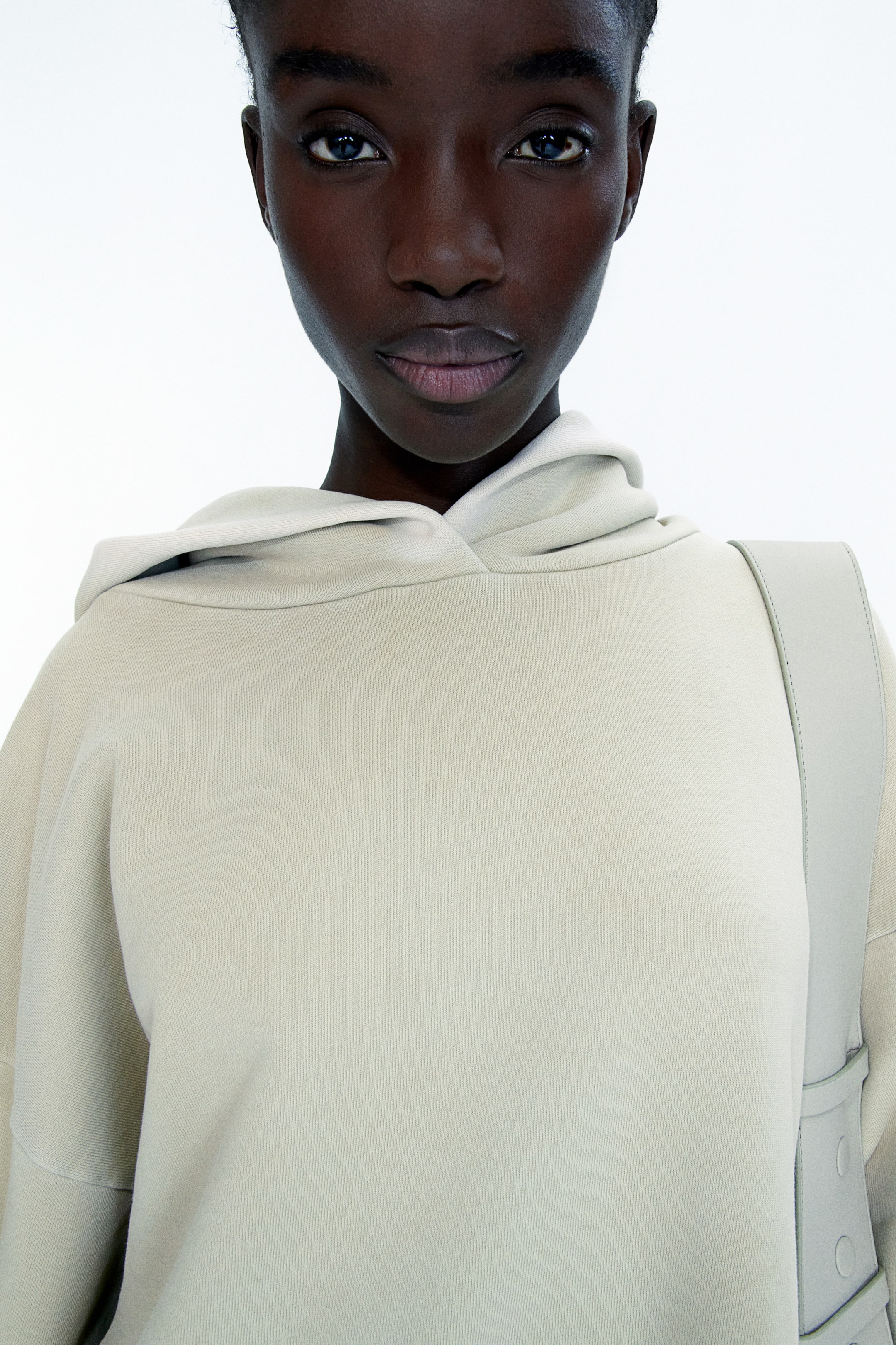 Cotton Hoodie - Light khaki green - Ladies | H&M US