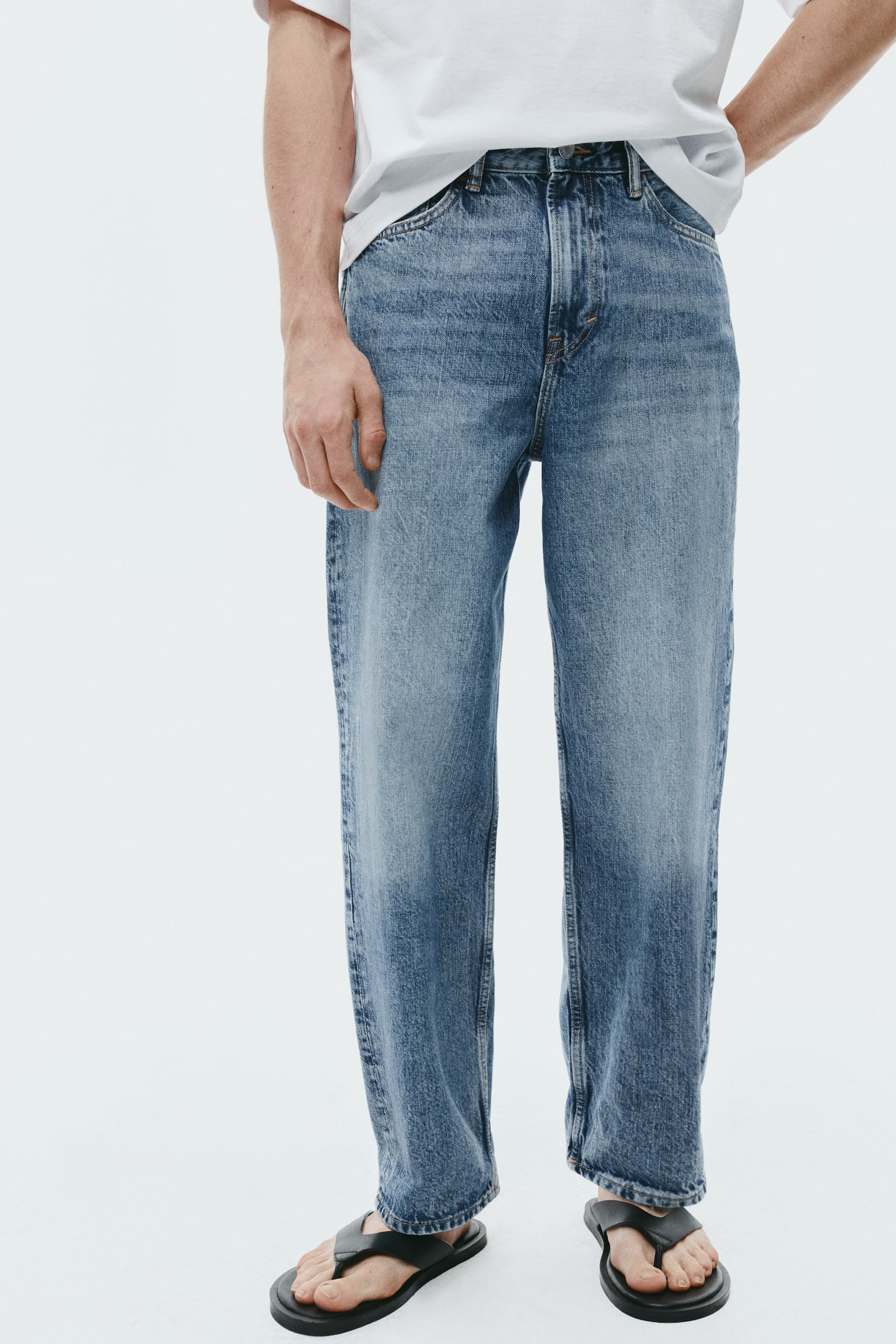 Loose Jeans - Azul denim/Negro lavado/Negro/Azul denim claro/Gris denim/Azul denim oscuro/Azul - 4