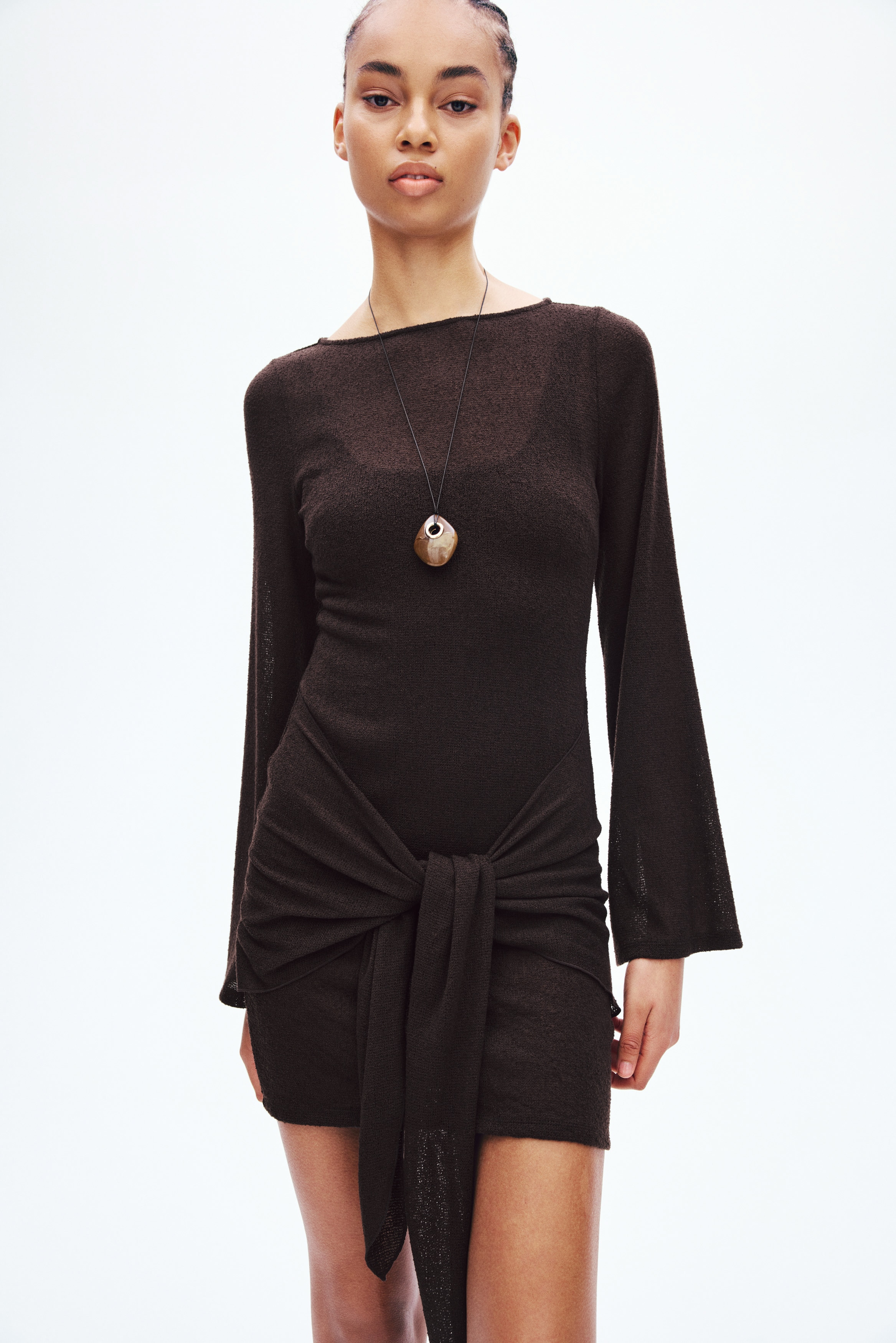 Brown Dresses | Satin, Leather & Silk | Midi & Maxi | H&M US