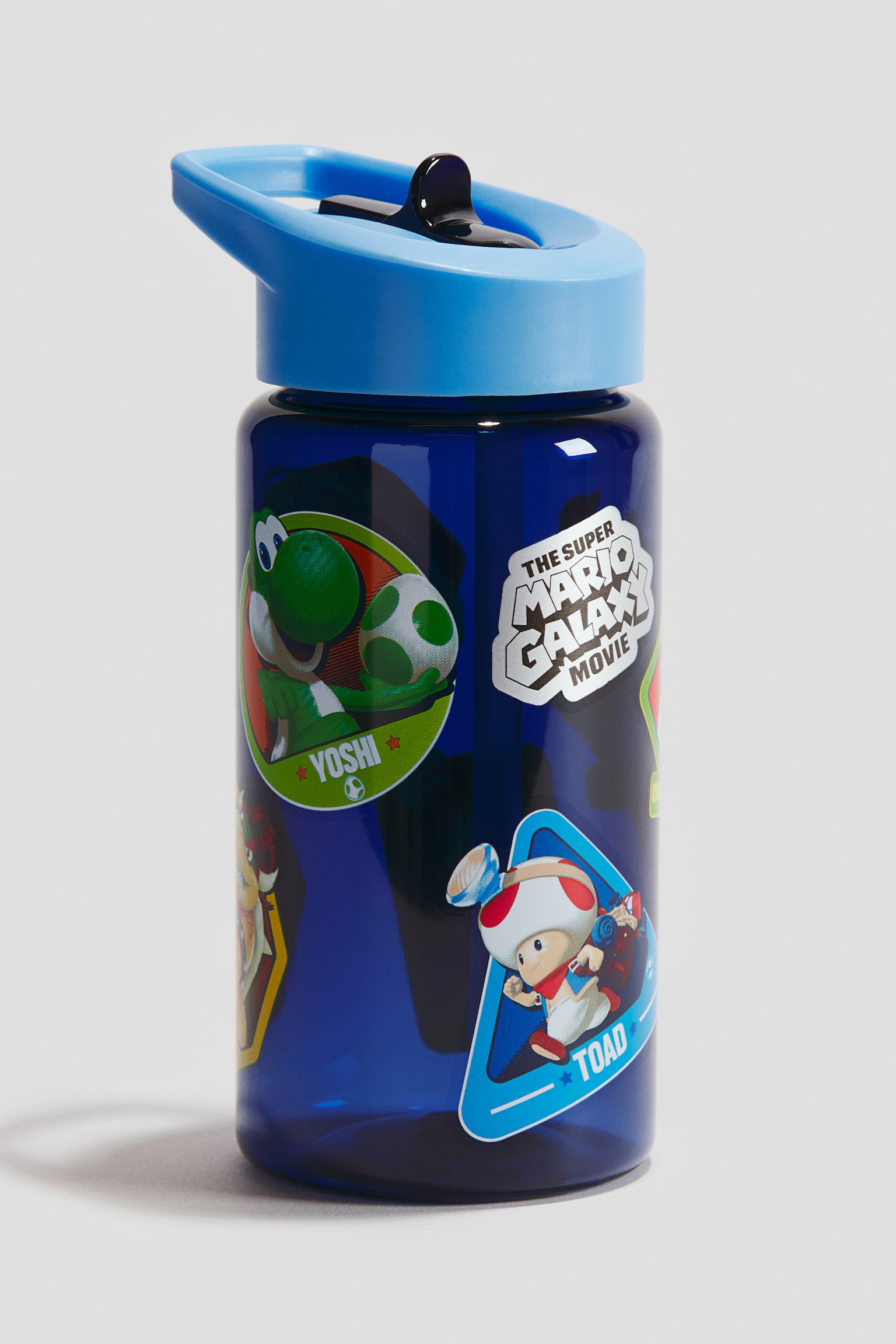 Printed Water Bottle - Blue/Super Mario/Red/Hello Kitty/Red/Cars/Light purple/Lilo & Stitch/Green/Minecraft/Blue/Marvel Comics